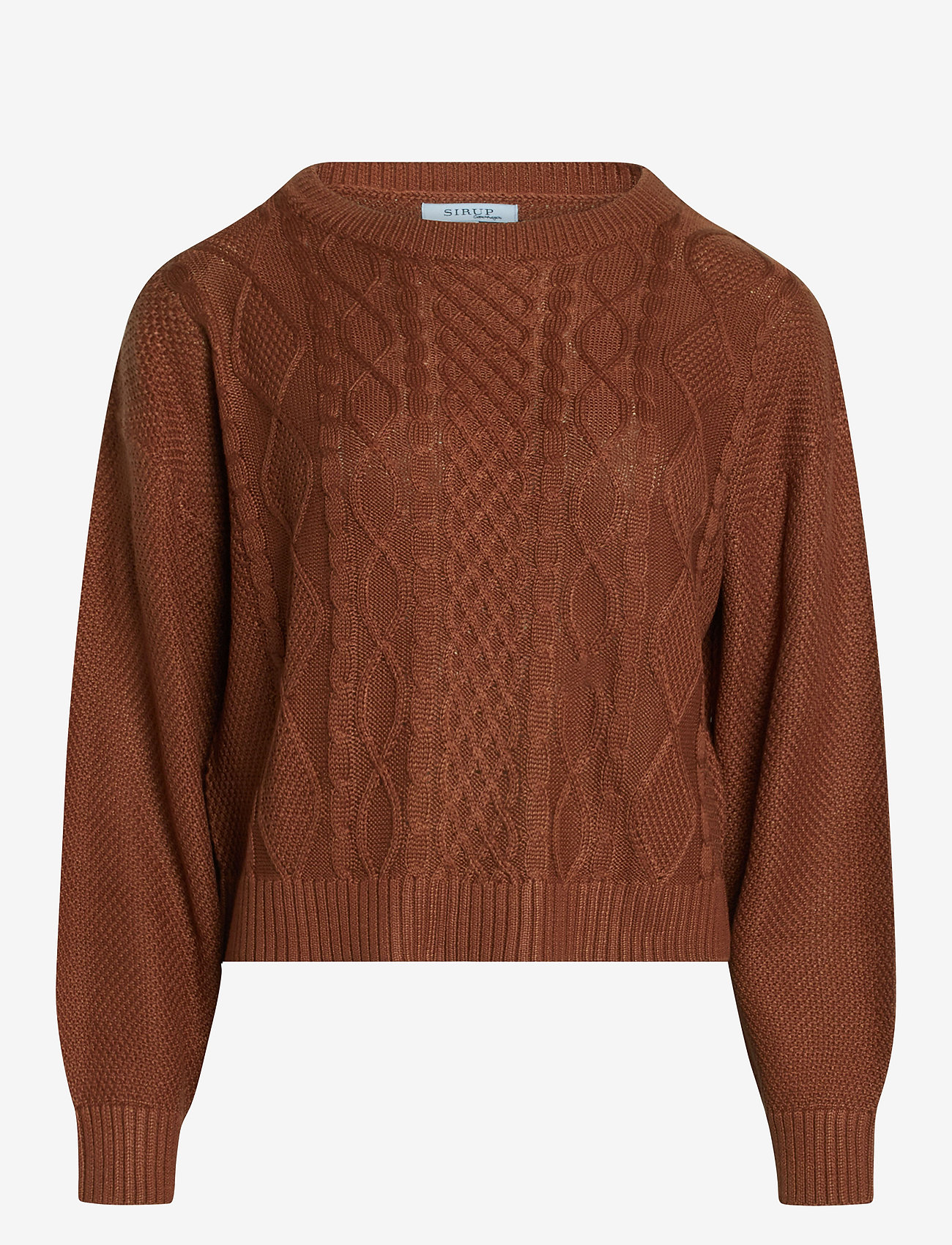 Sirup Copenhagen - Trendy Knit Pullover - strikkegensere - rustic brown - 0