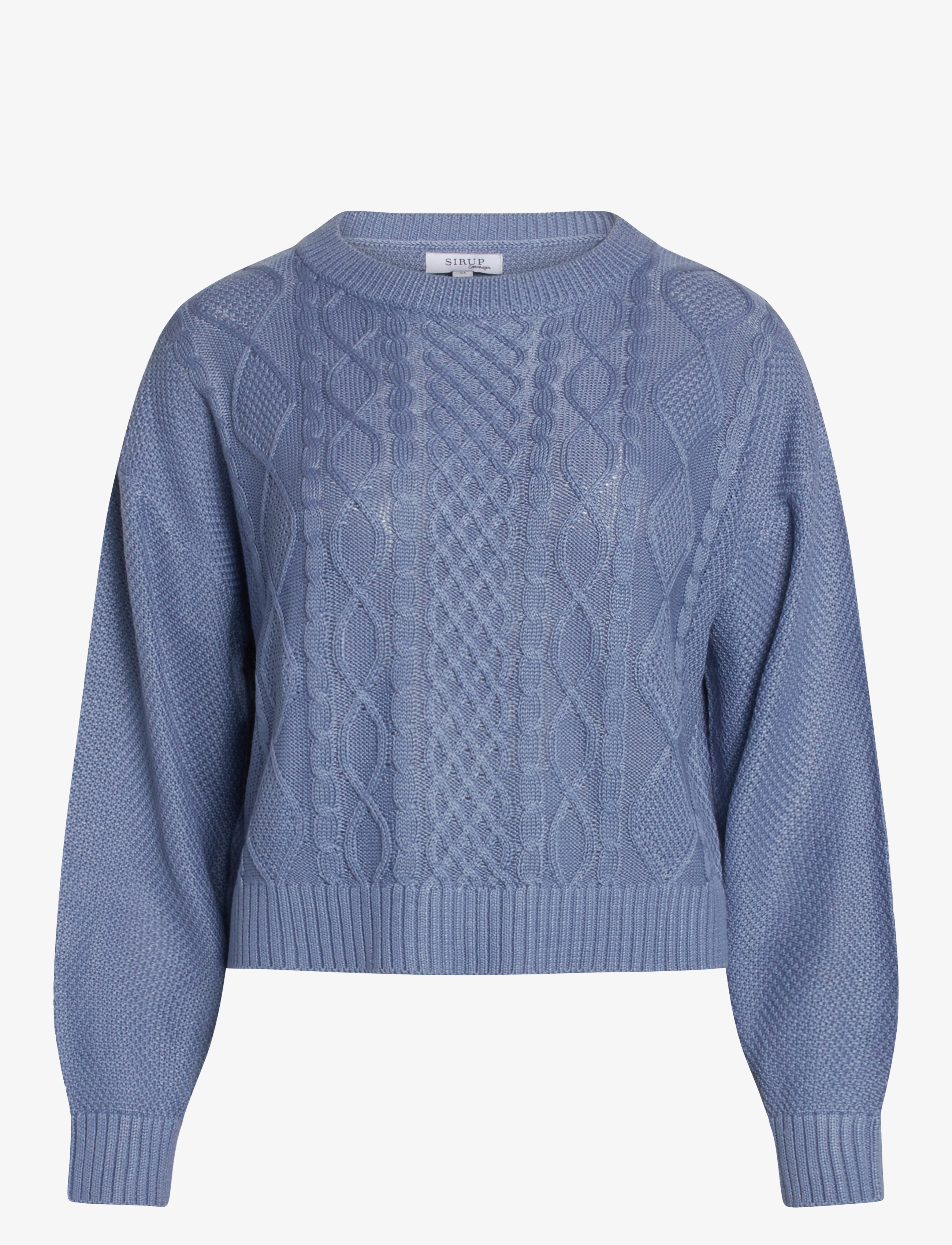 SIRUP COPENHAGEN Trendy Knit Pullover Blau - M - Damen