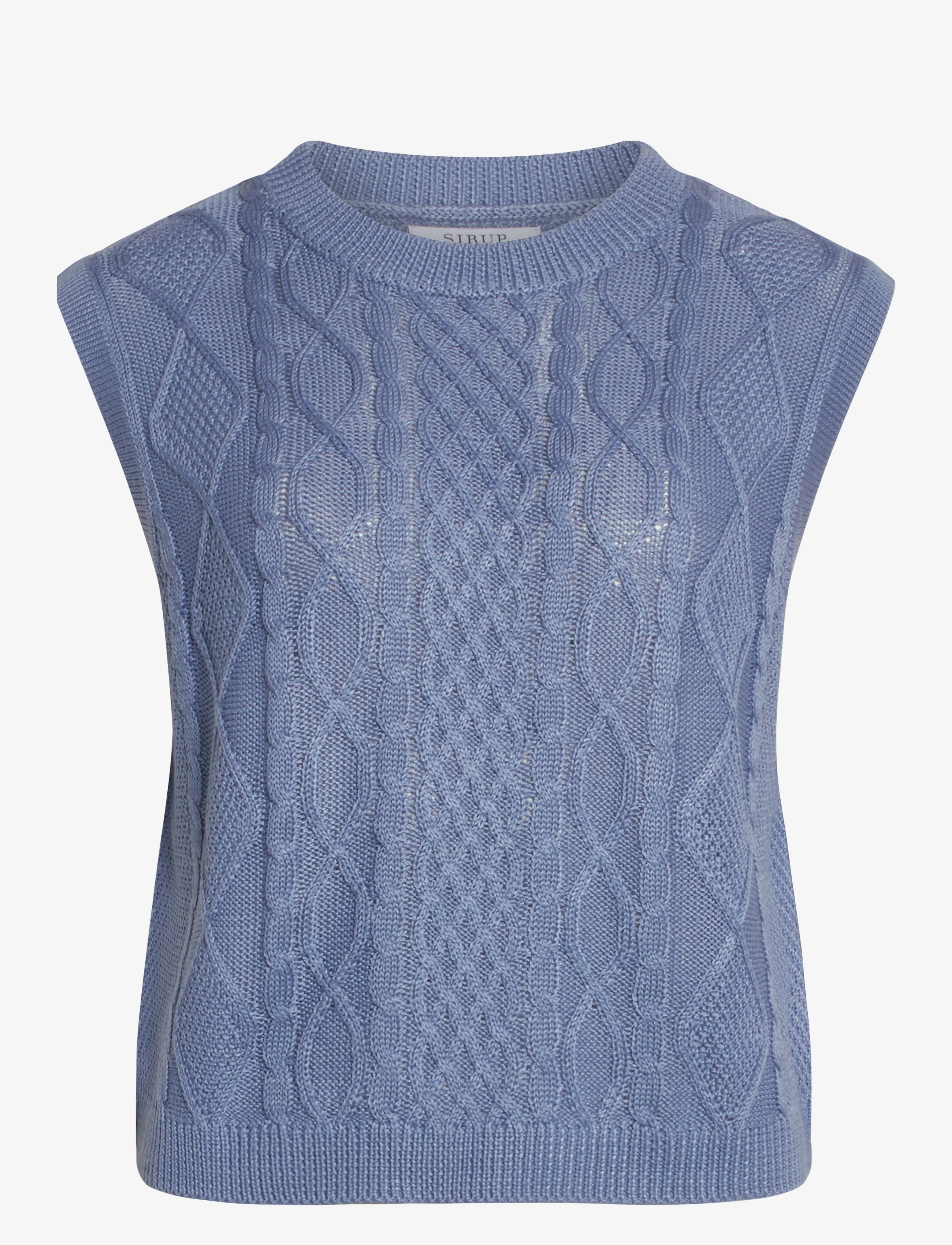 Sirup Copenhagen Trendy Knitted West - Knitted vests - STONEWASH / blue