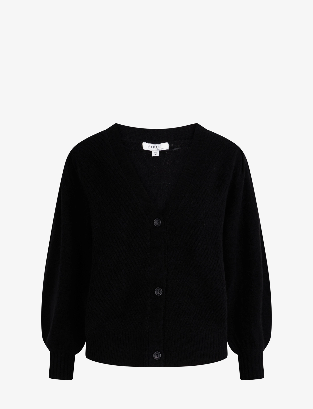 Sirup Copenhagen Elegant Cardigan - Riided - BLACK / black