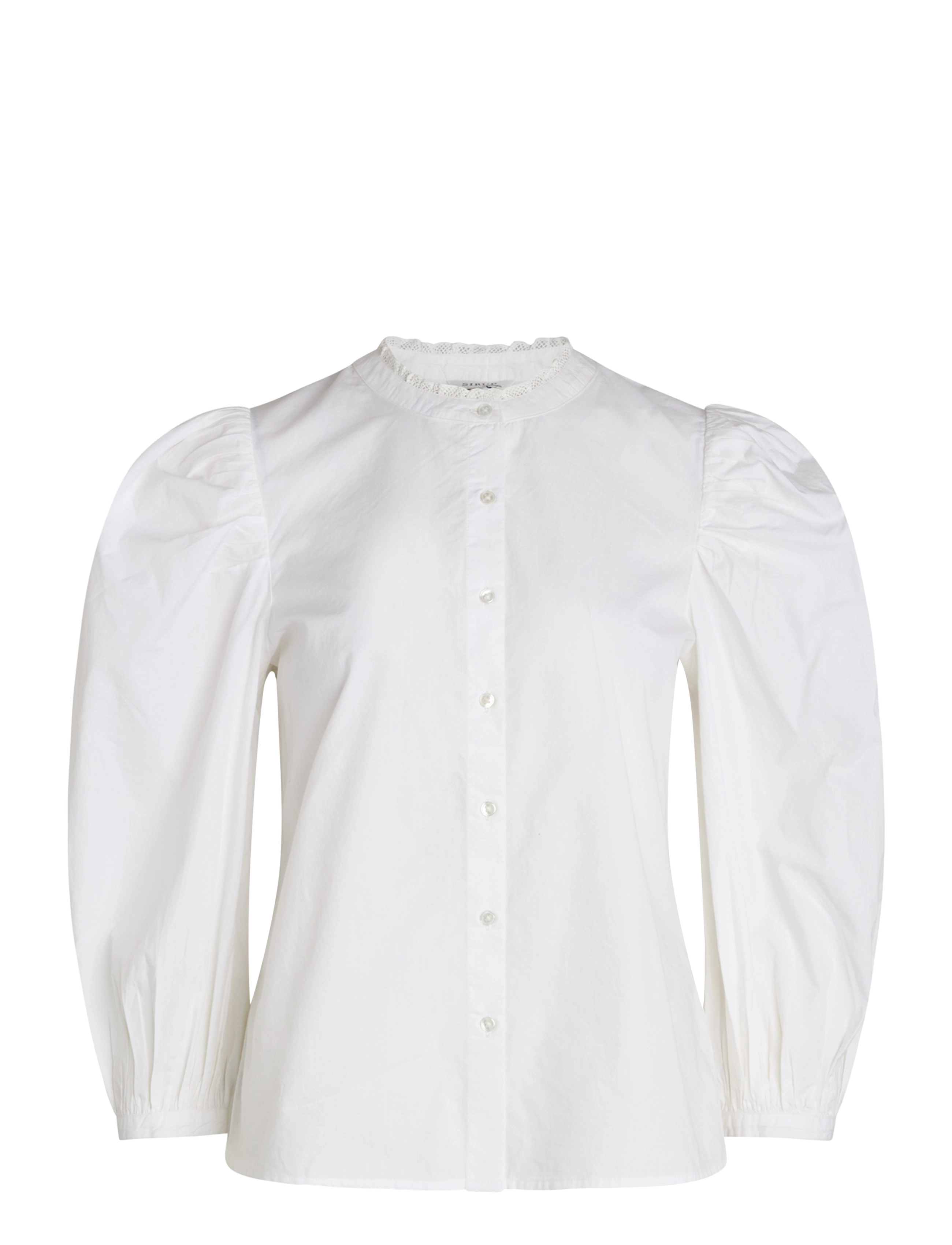 Sirup Copenhagen Big Sleeve Shirt - Klær - WHITE / white