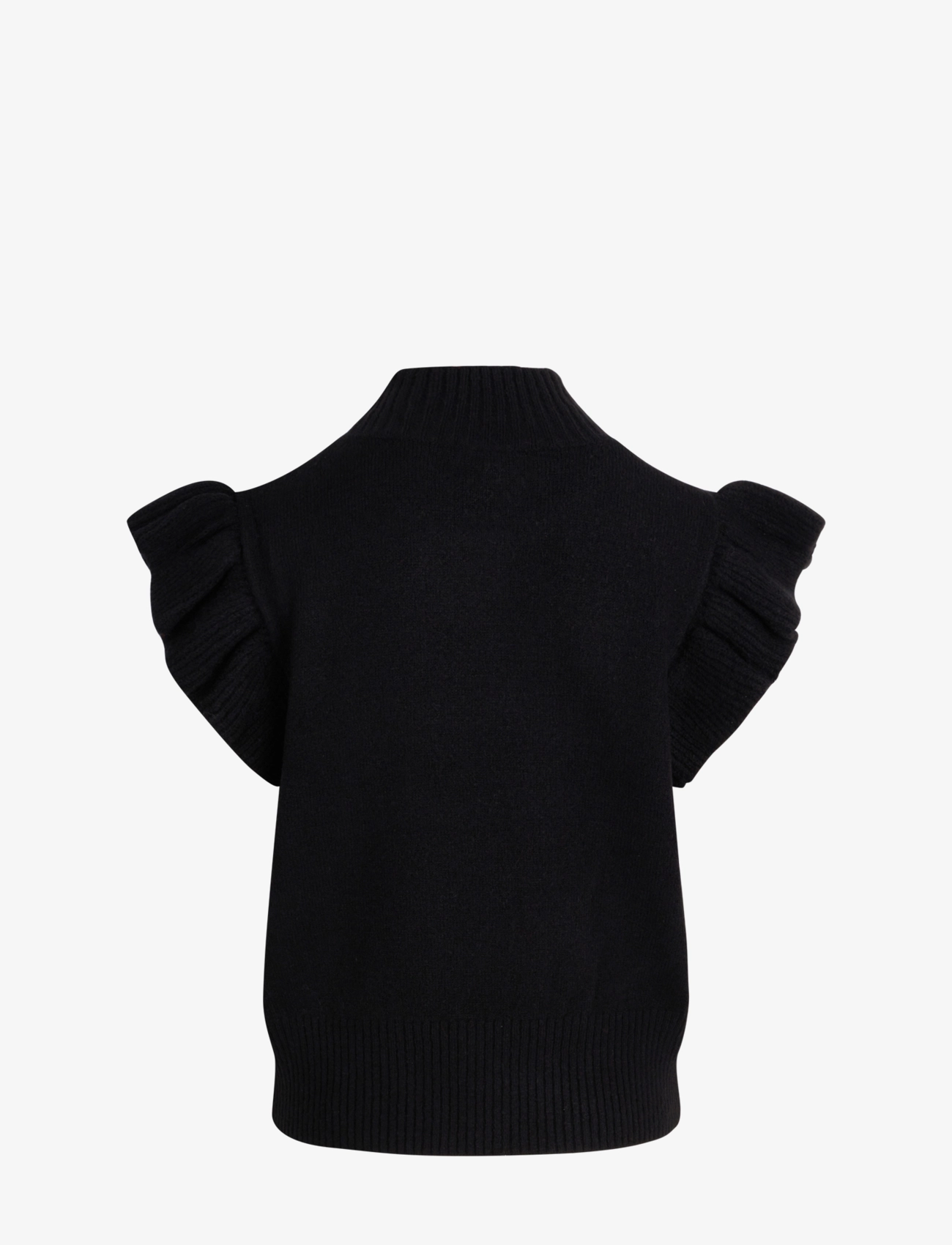Sirup Copenhagen - Frida Frill Waistcoat - strikveste - black - 2