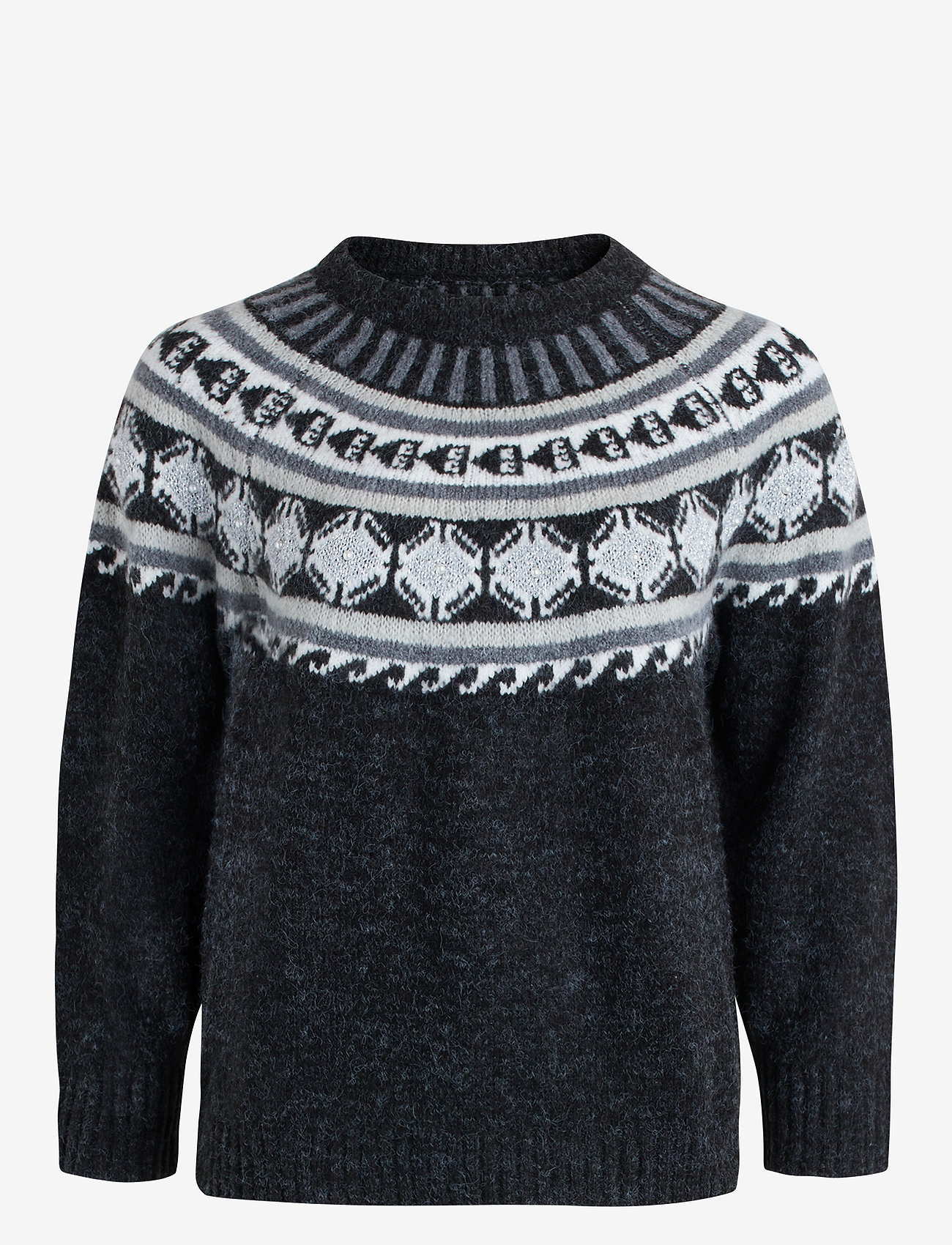 Sirup Copenhagen - Perla Nordic Pullover - grey melange - 0