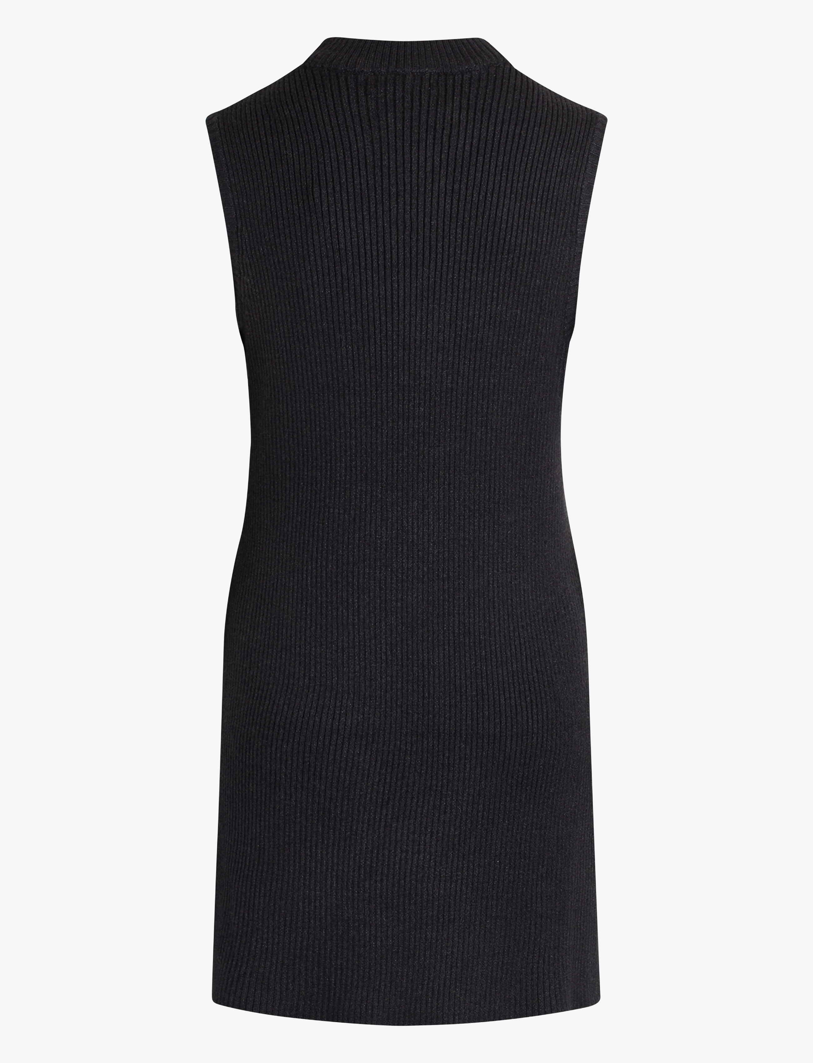 Sirup Copenhagen - Marie Long Waistcoat - strikveste - grey melange - 2