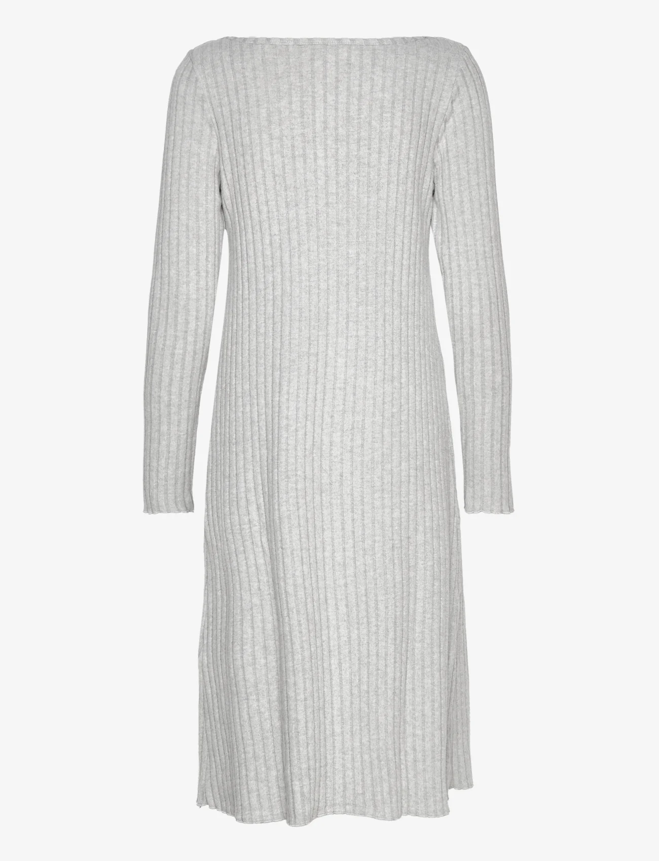 Sirup Copenhagen - Nairobi Dress - knitted dresses - grey melange - 1
