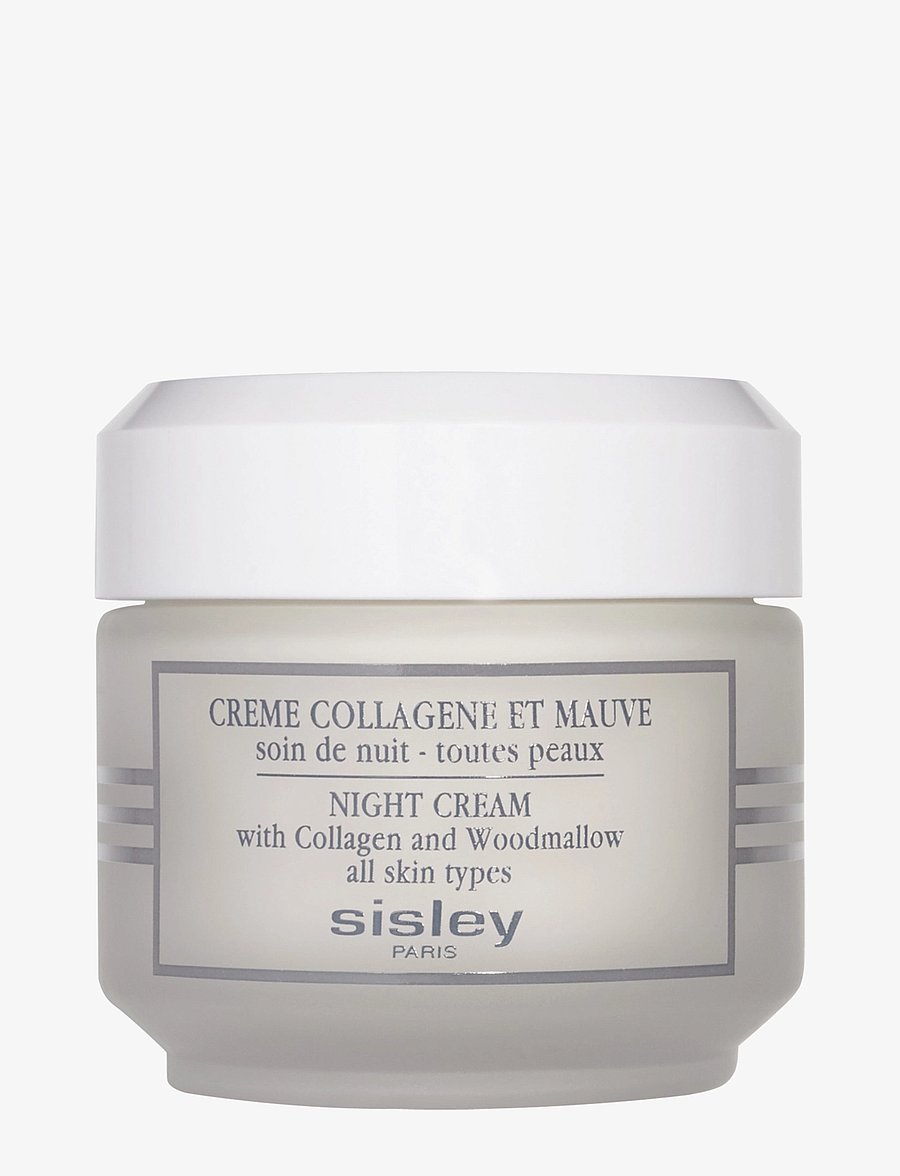 Sisley - Night Cream with Collagen & Woodmallow - nattkräm - clear - 0