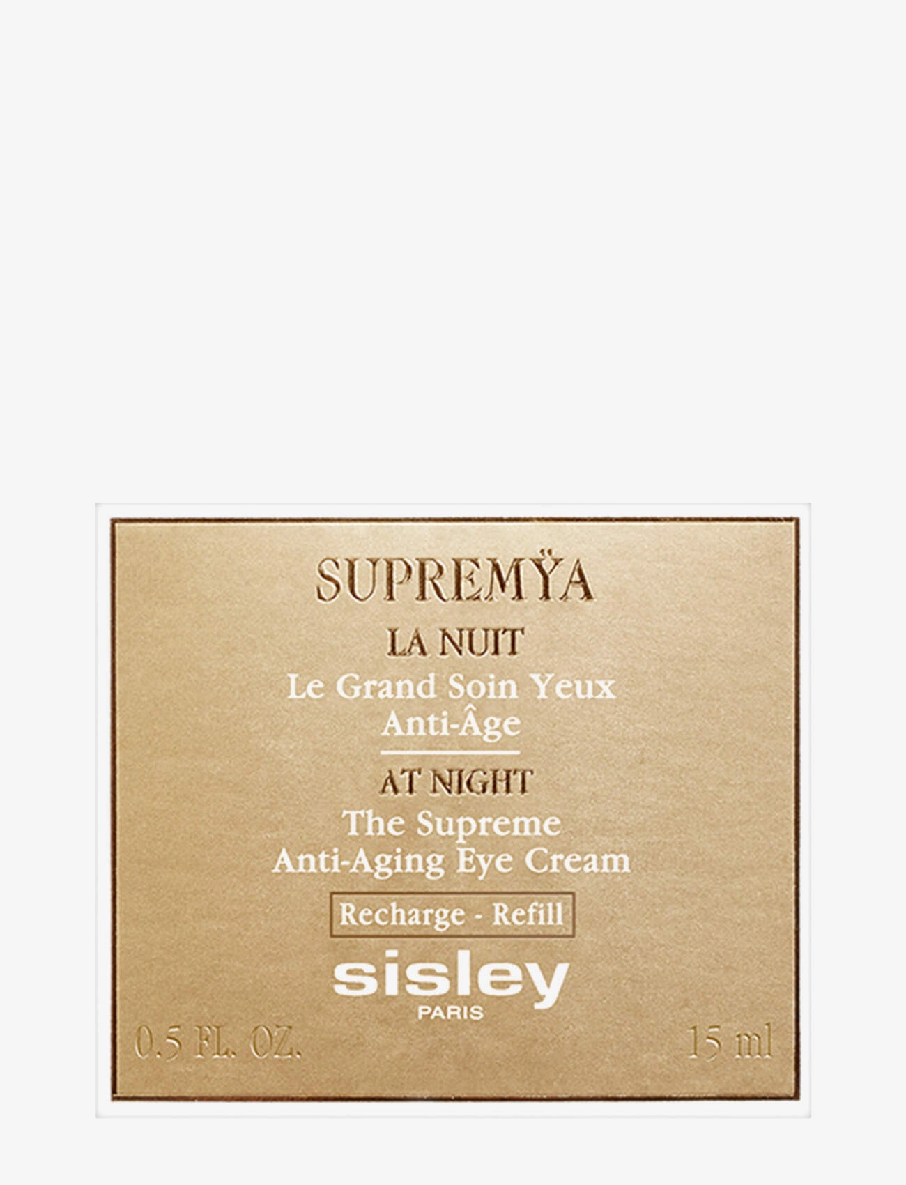 Sisley - Refill Supremÿa At Night  The Supreme AntiAging Eye Cream 15 ml - Øjencremer - clear - 2