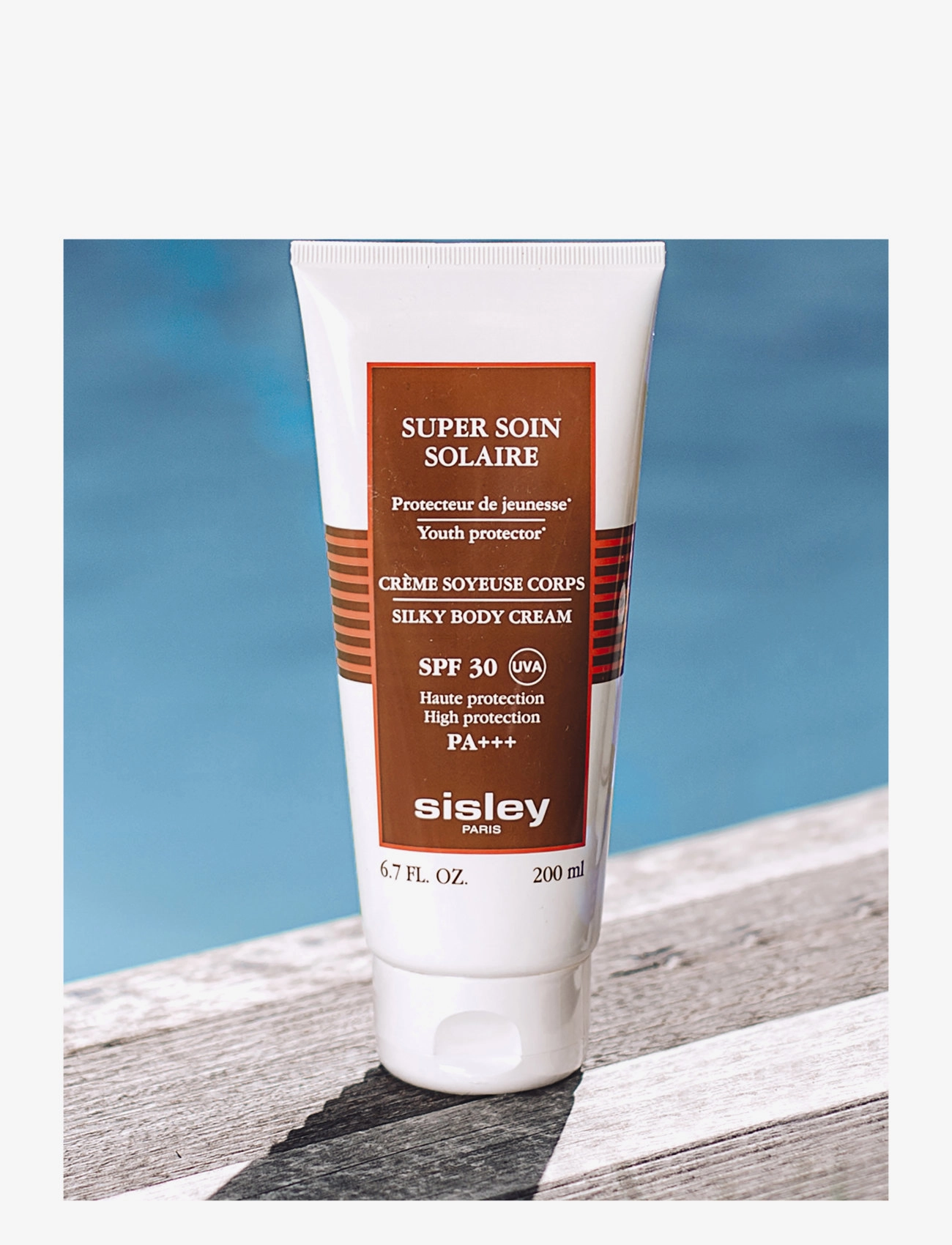 Sisley - Super Soin Solaire Silky Body Cream SPF30 - för kroppen - clear - 2