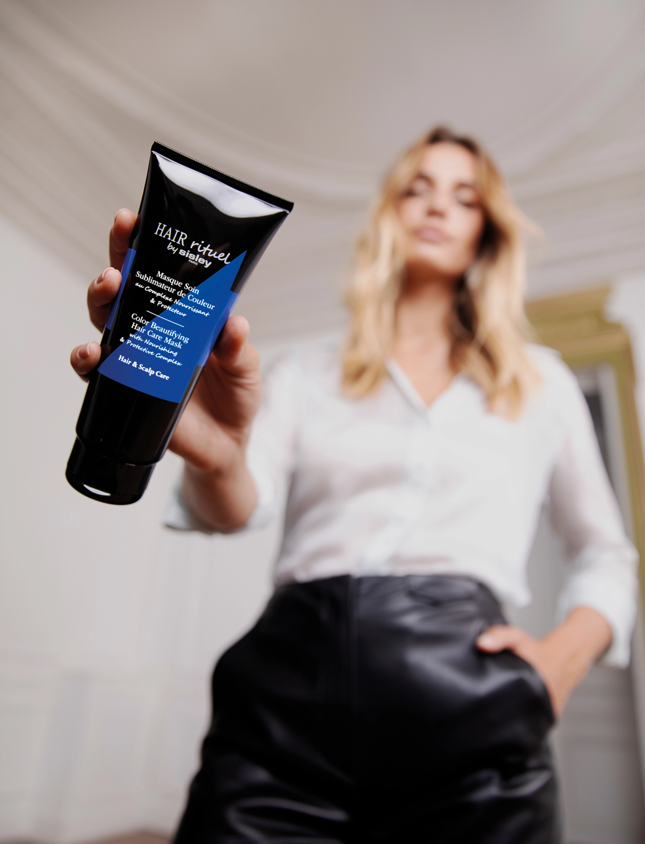 Sisley - Color Beautifying Hair Care Mask - hårinpackning - clear - 2