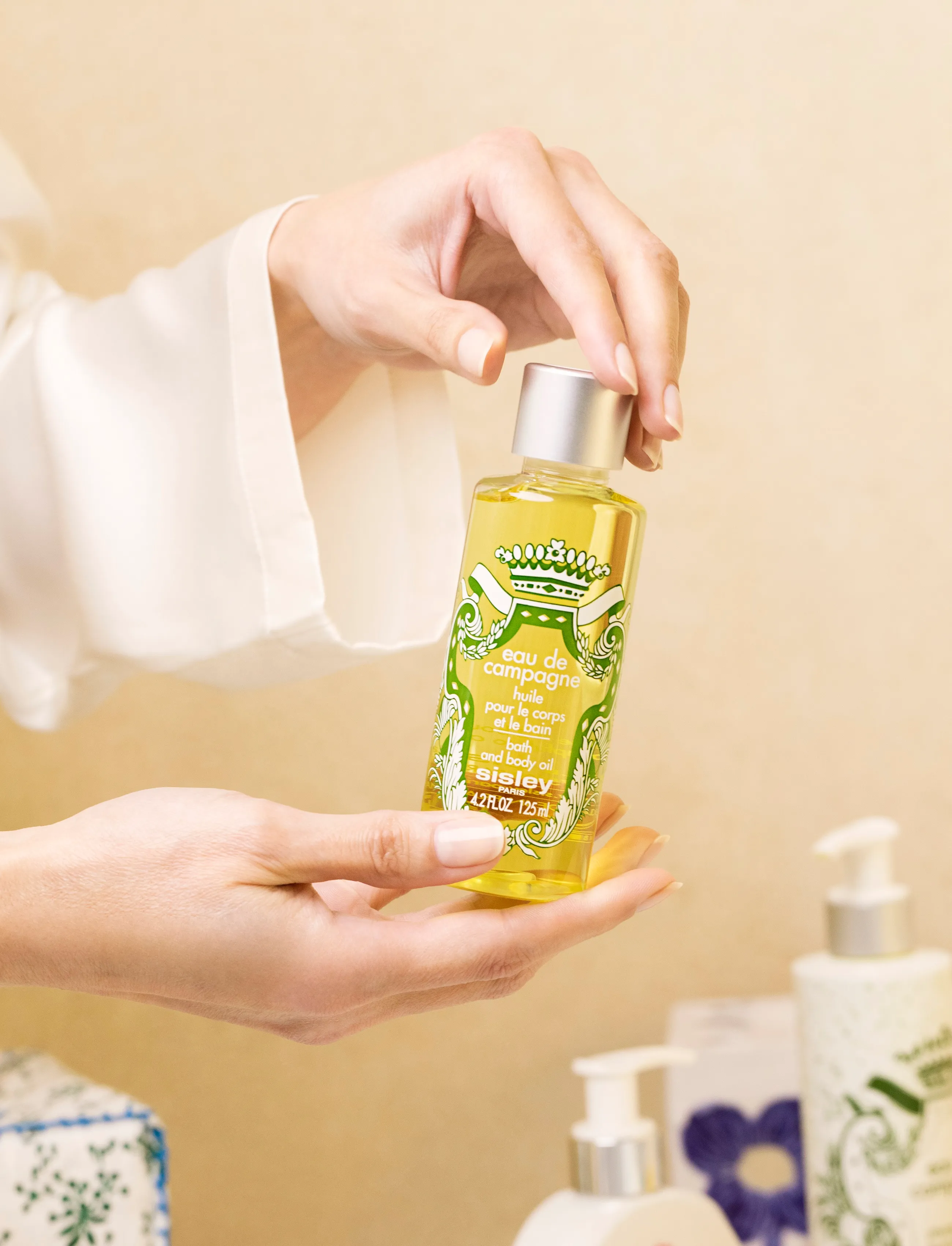 Sisley - Eau de Campagne Shower Oil - kroppsolja - clear - 0