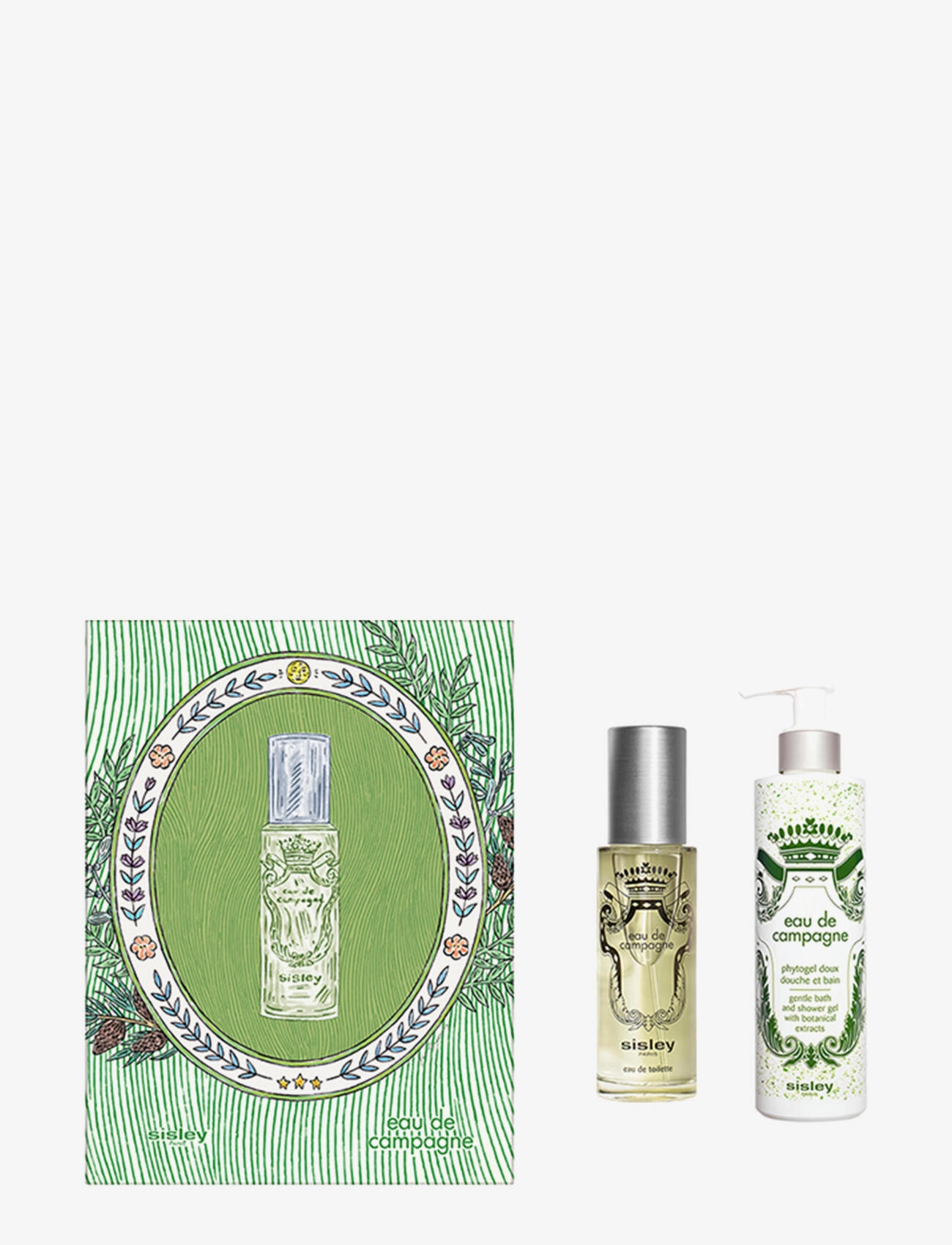 Sisley Eau De Campagne Gift Set 100Ml Edt, Parfume Sæt, Nude, Str: ONE SIZE