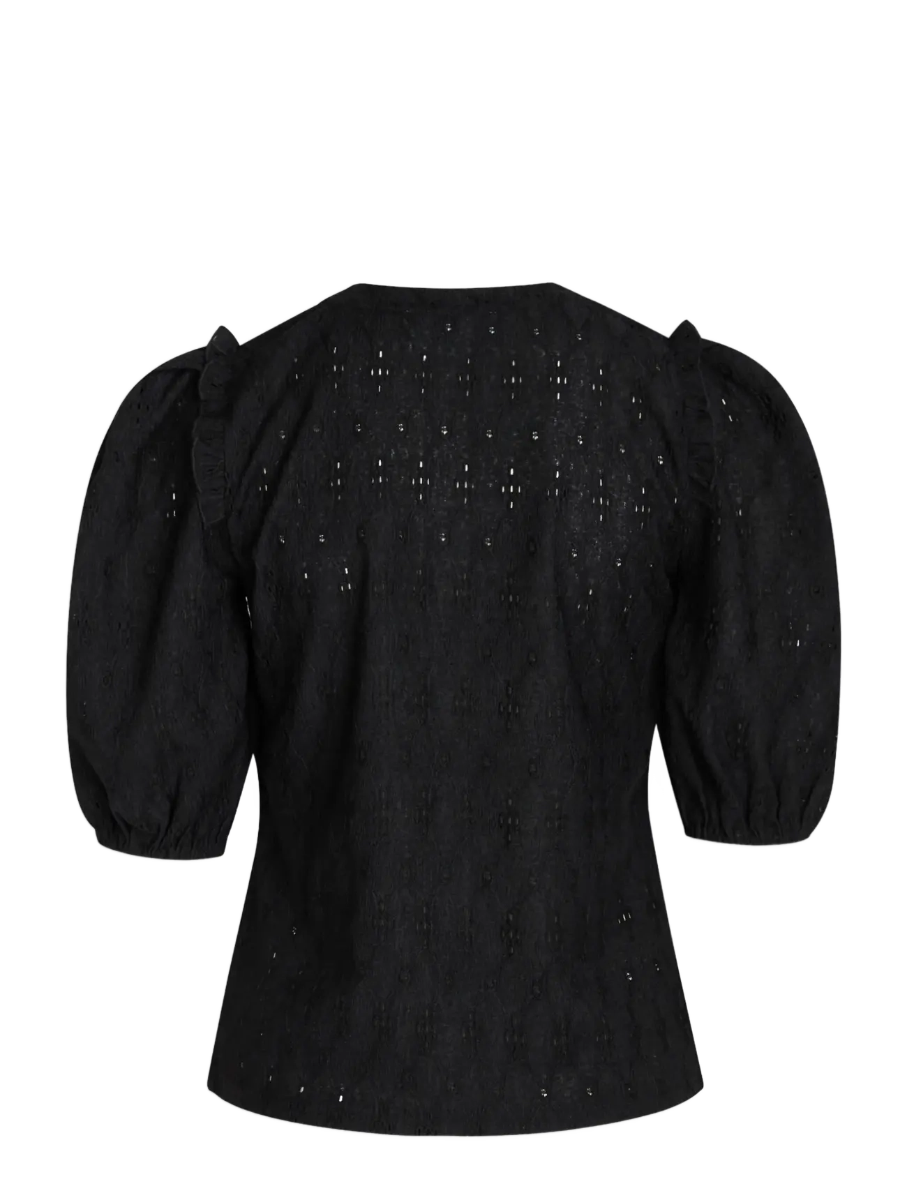 Sisters Point - EINA-O.SS1 - short-sleeved blouses - black - 1