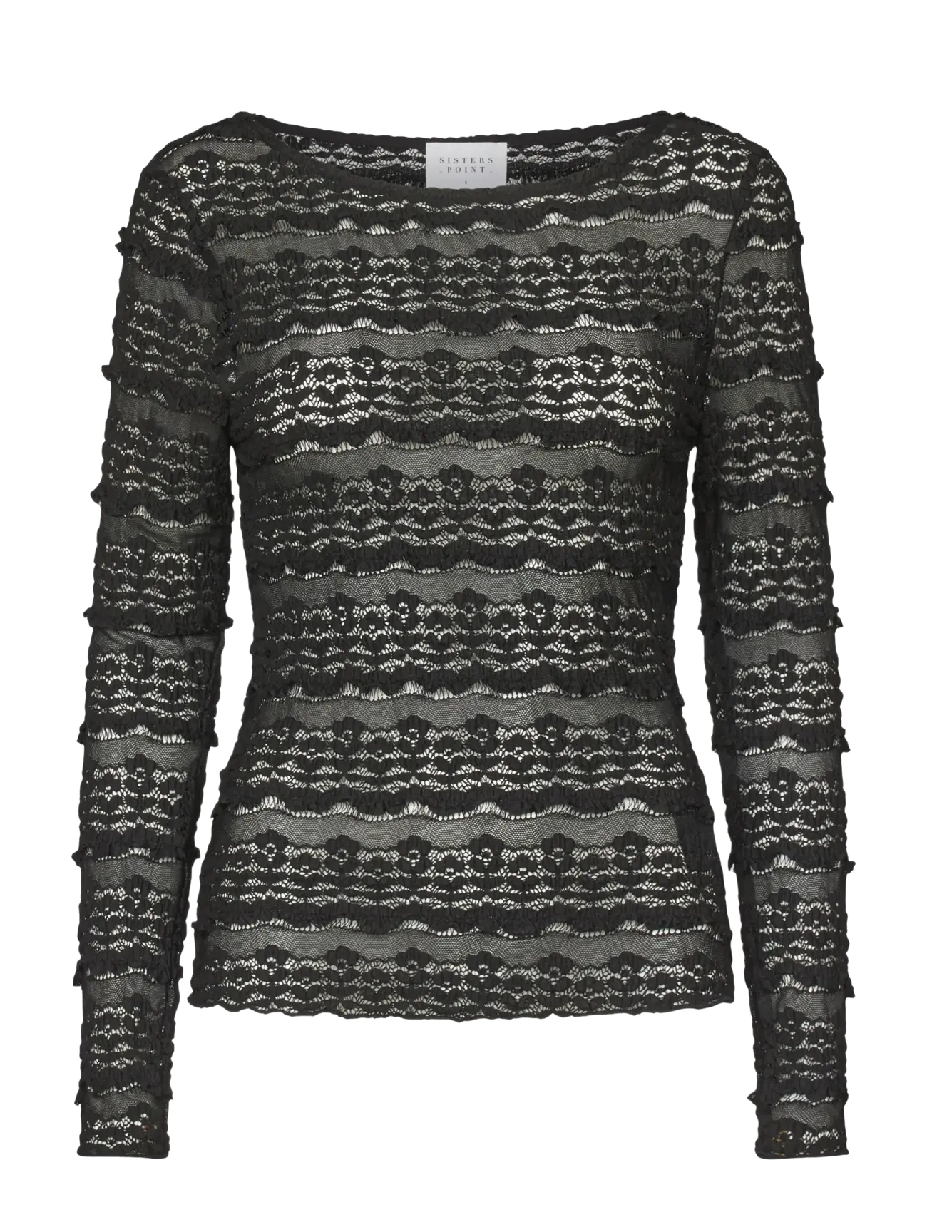 Sisters Point VITANA-LS - Long-sleeved tops - BLACK / black