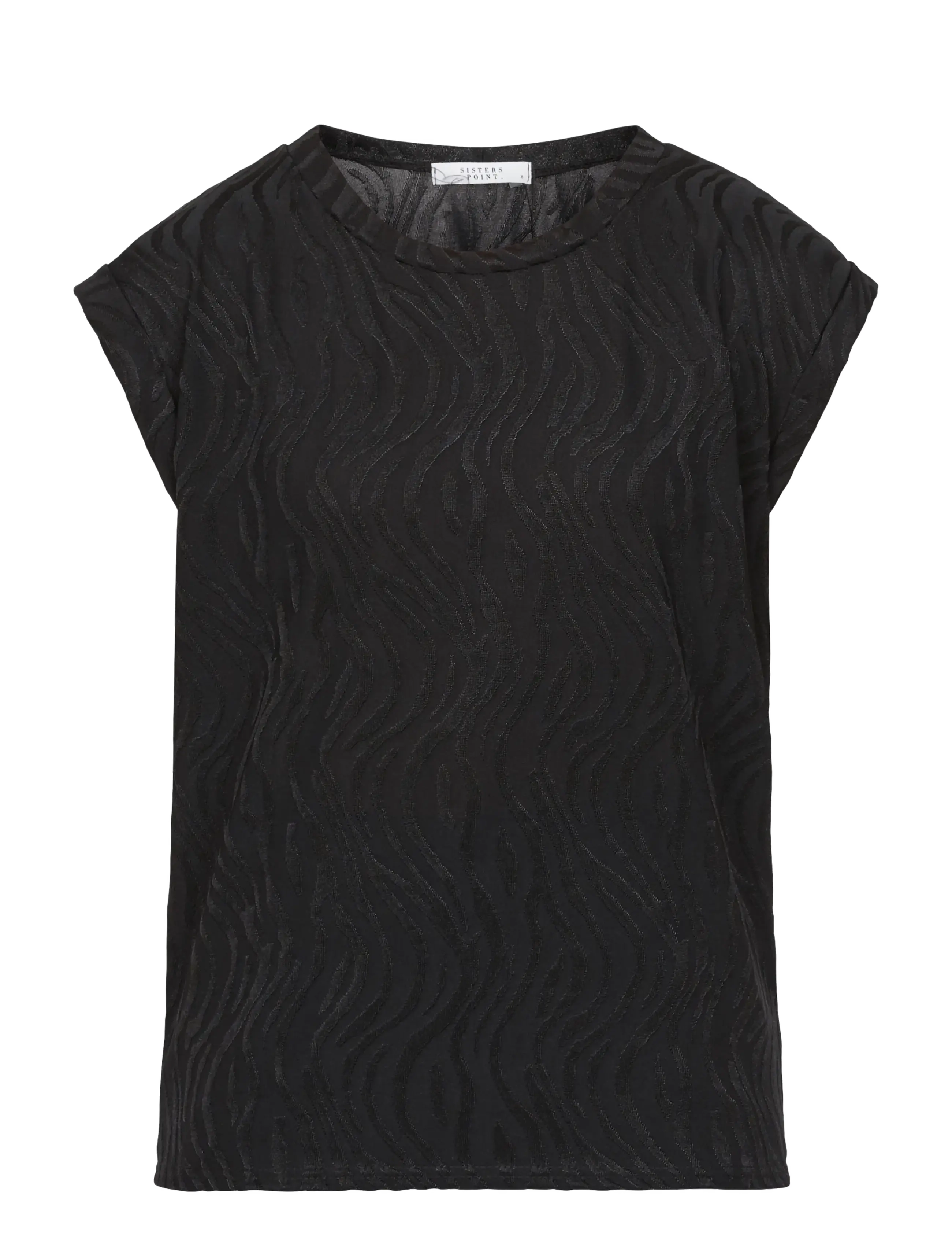 Sisters Point LOW-400 - T-shirts & tops - BLACK / black