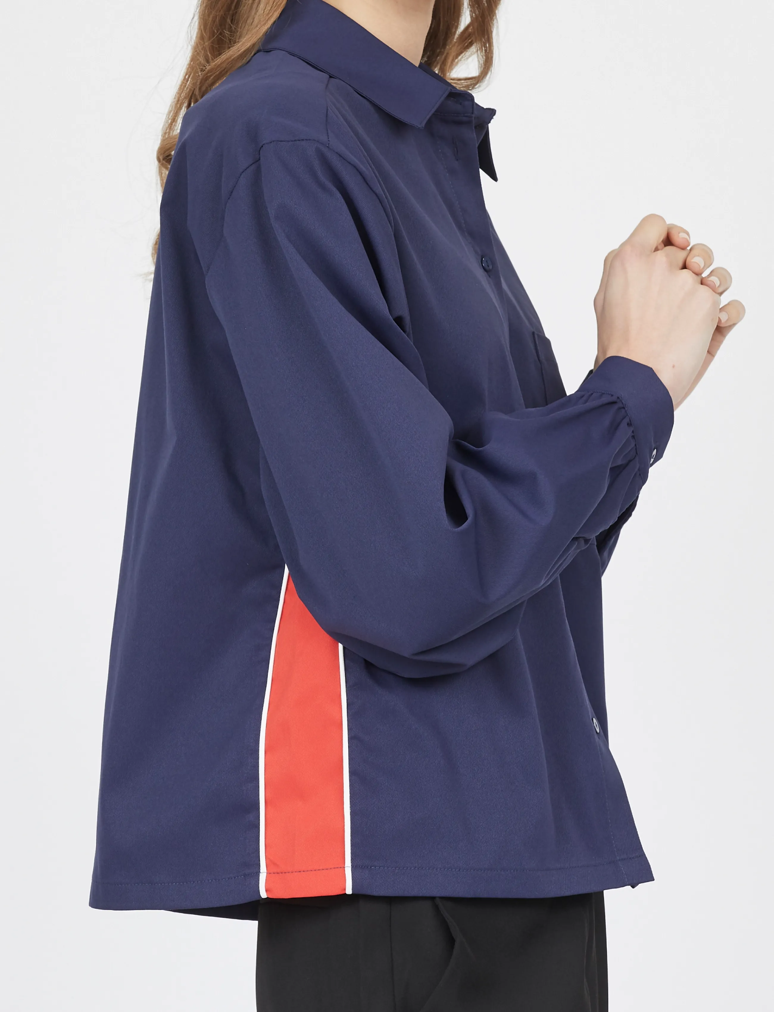 Sisters Point - VERINA-SH1 - langärmlige hemden - navy/ruby - 4