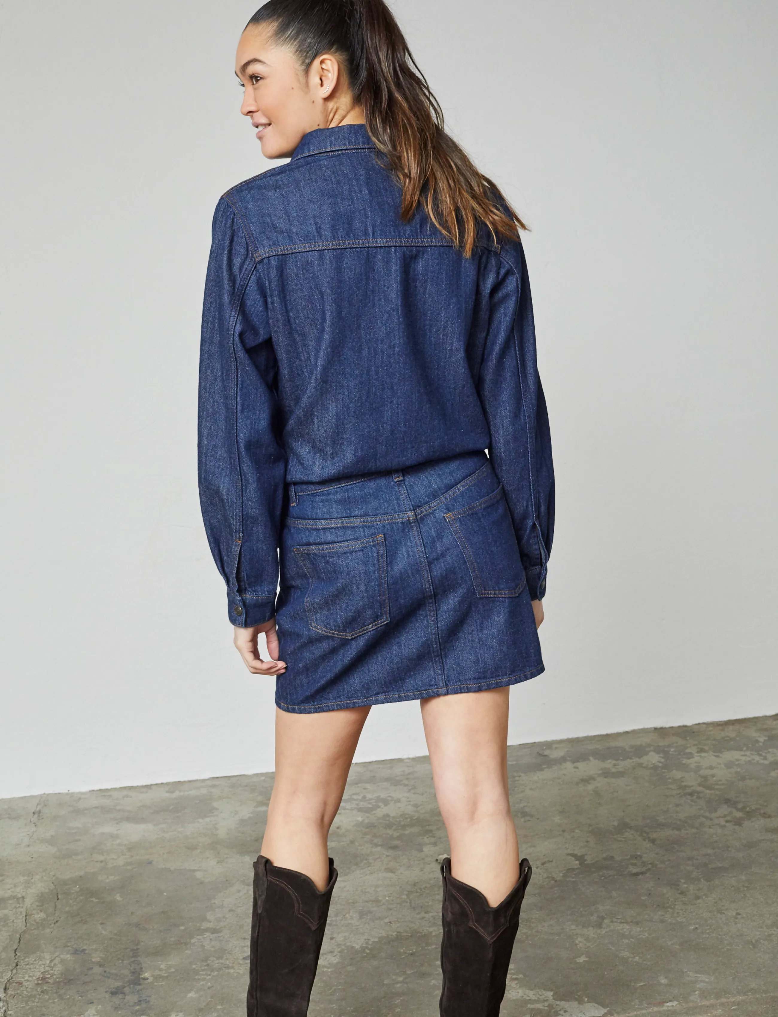Sisters Point - ODIA-DR - jeanskleider - unwashed - 3