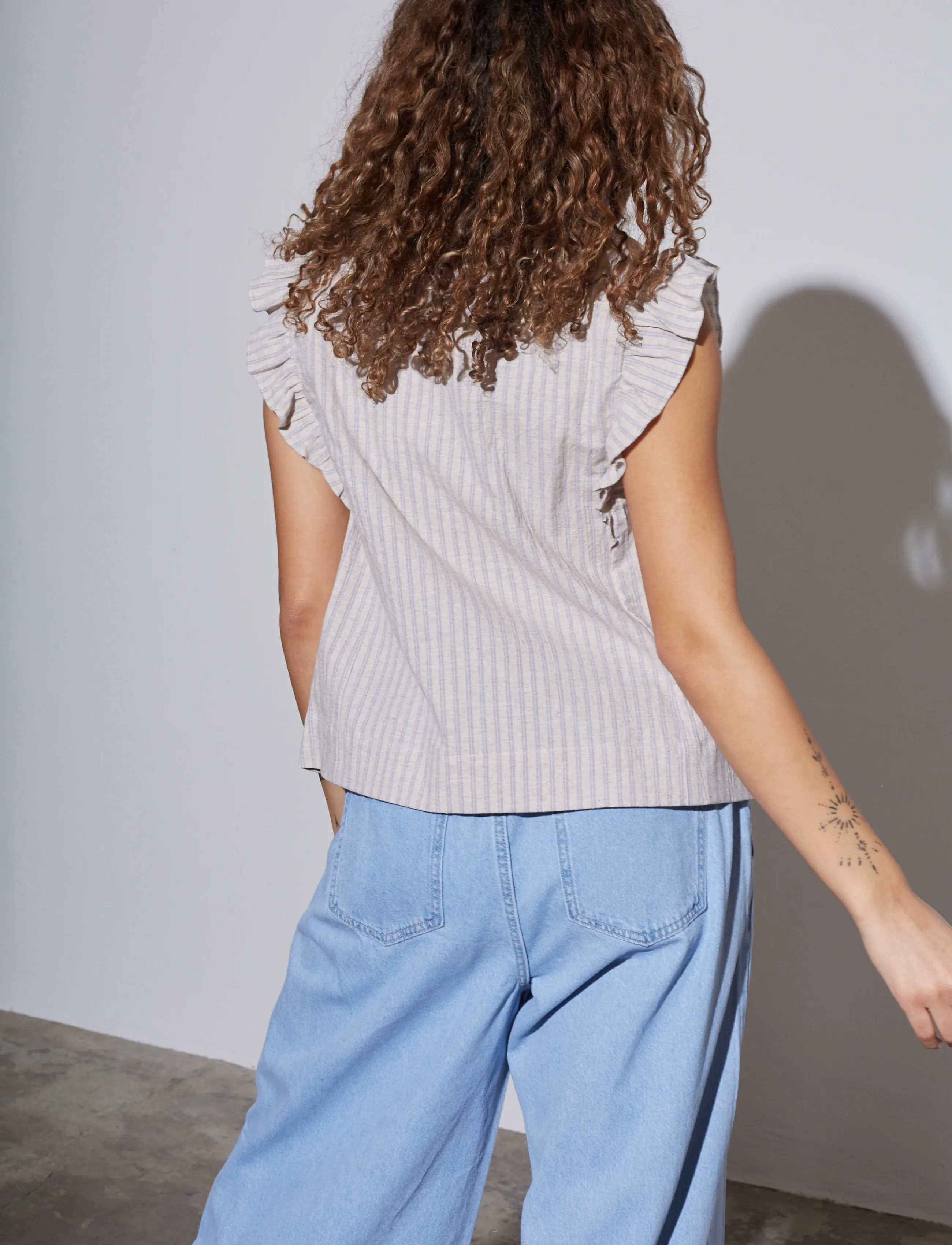 Sisters Point - EGIS-TOP - bamboo/l. blue - 3