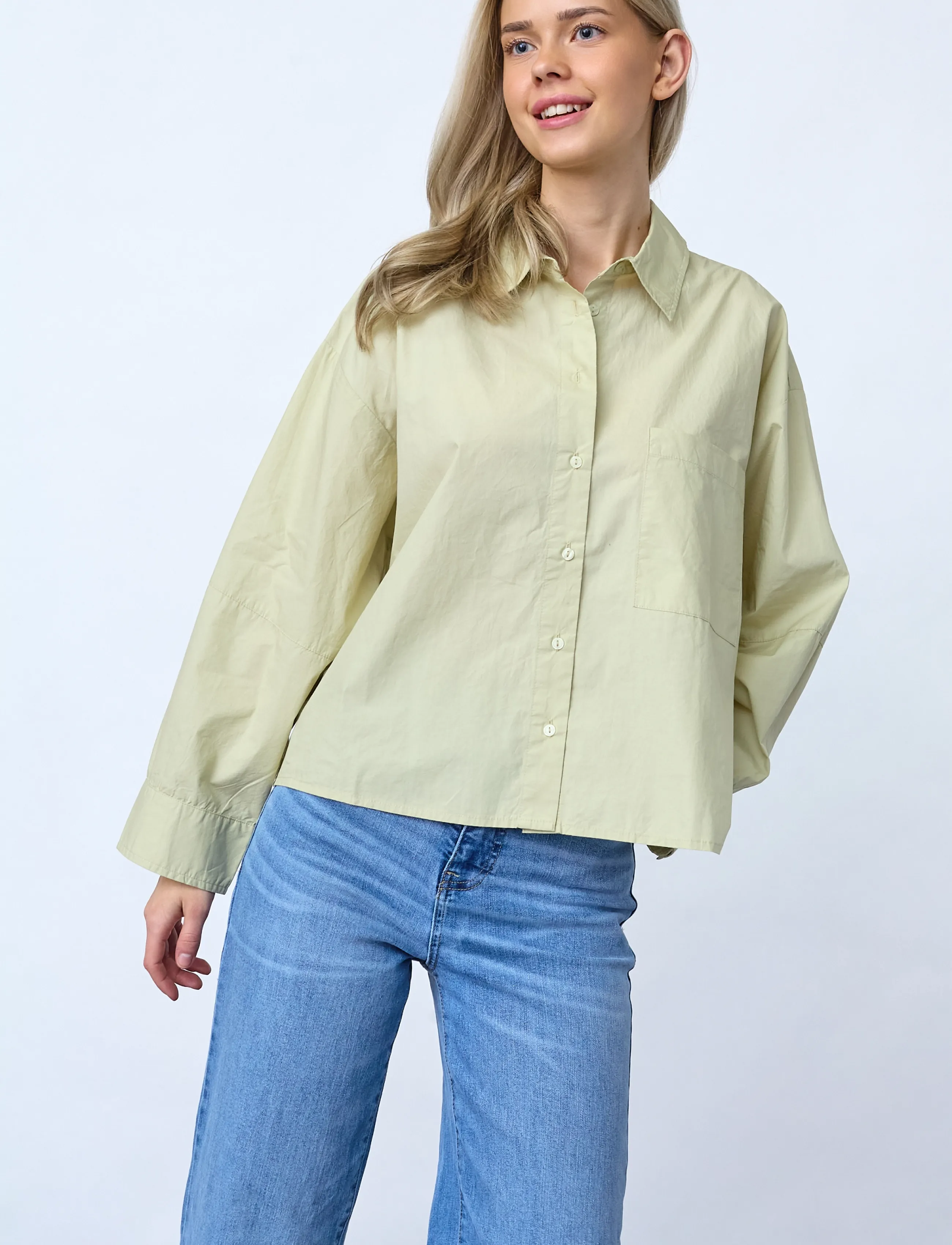 Sisters Point - IRINE-SH - long-sleeved shirts - sage - 0