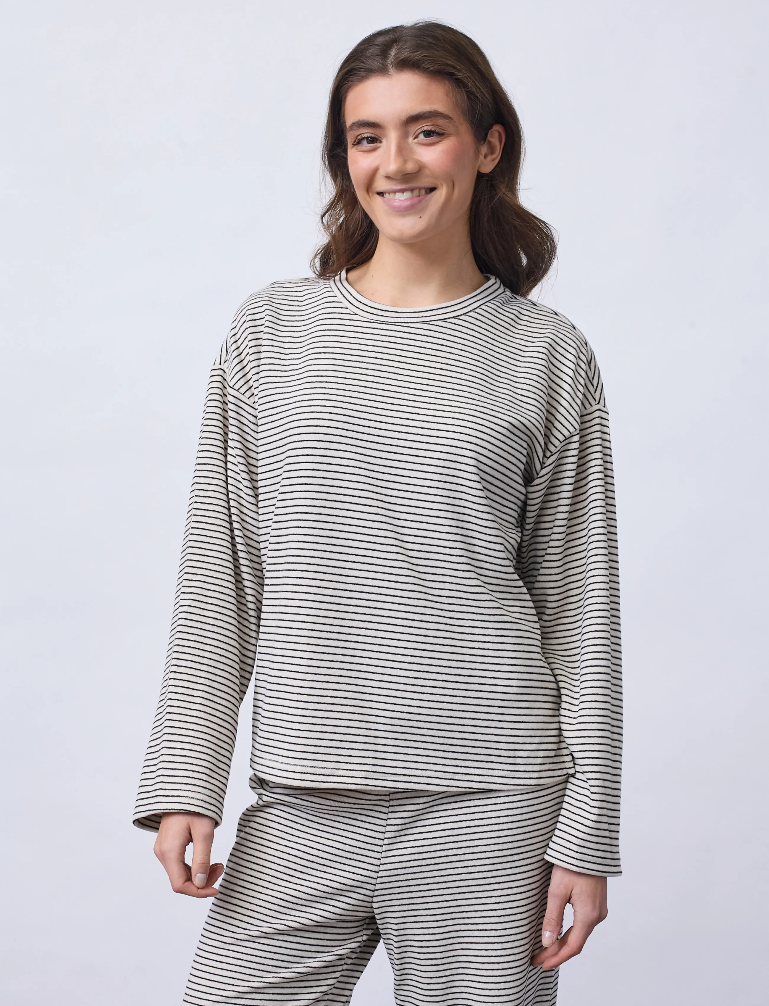 Sisters Point - VALTE-LS - fog/black stripe - 0