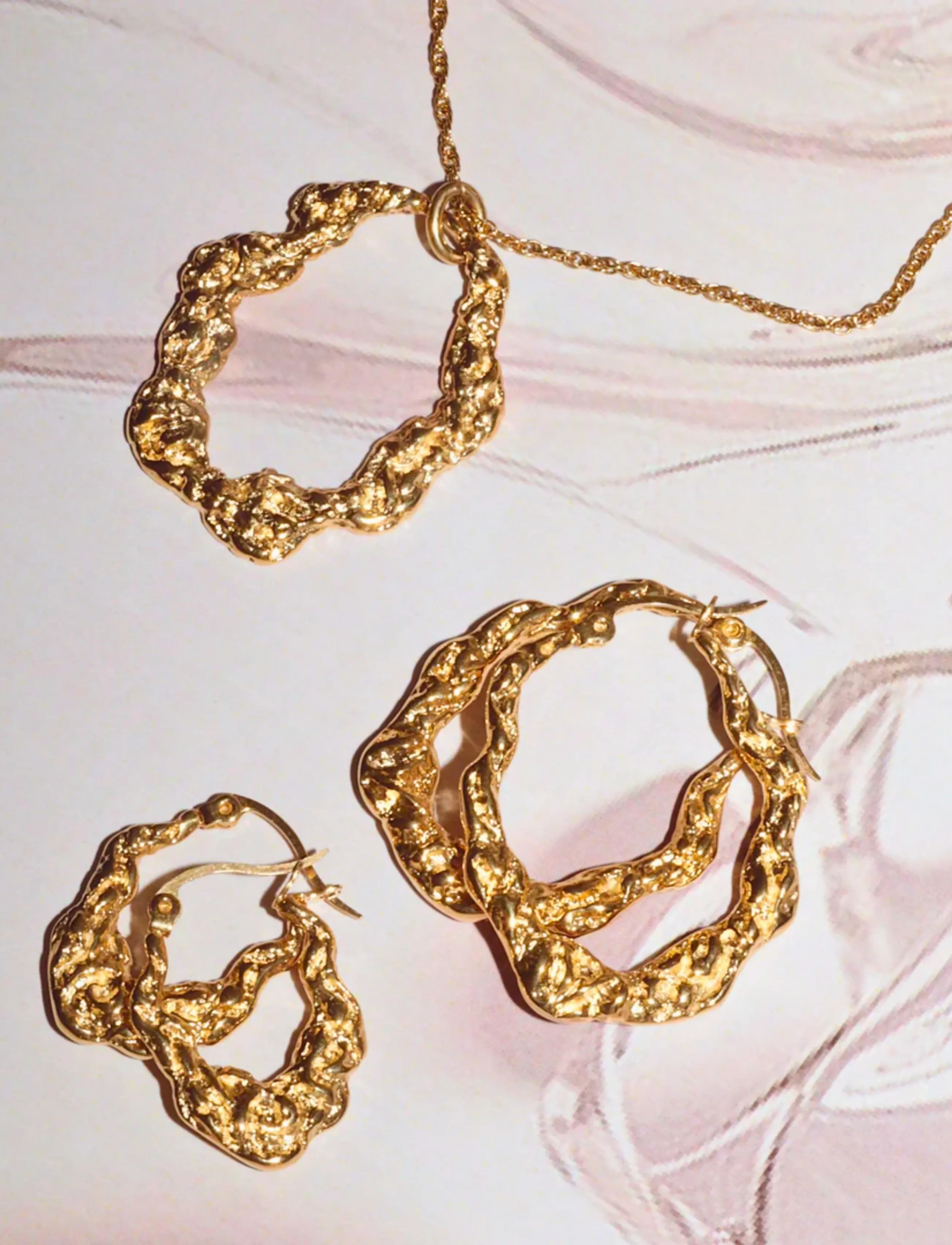 Sistie - Xenia x Sistie 2nd - Earrings Meidum Gold-plated - gold - 2