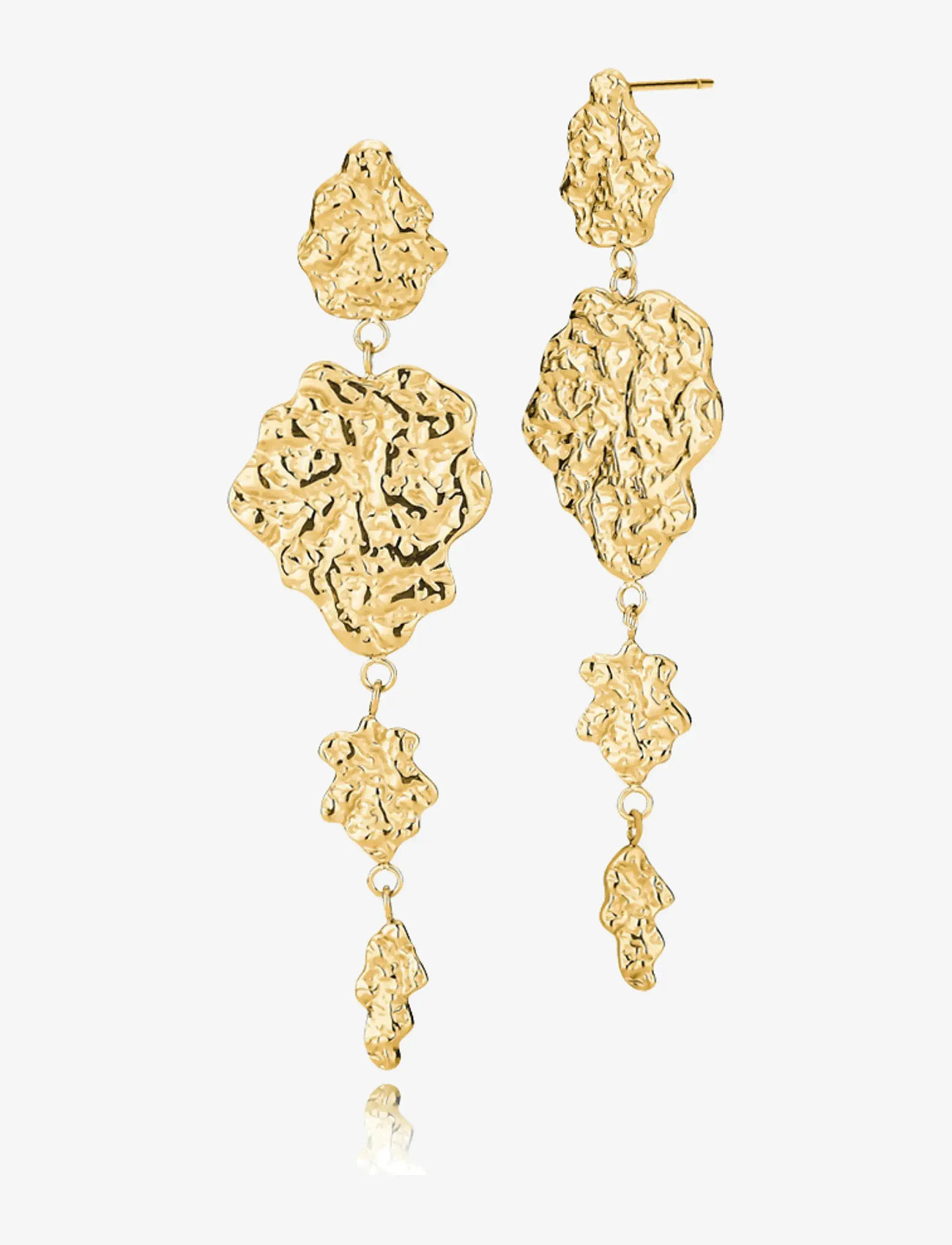 Sistie - Sophia - Earstuds Long Gold-plated - rippuvad kõrvarõngad - gold - 0