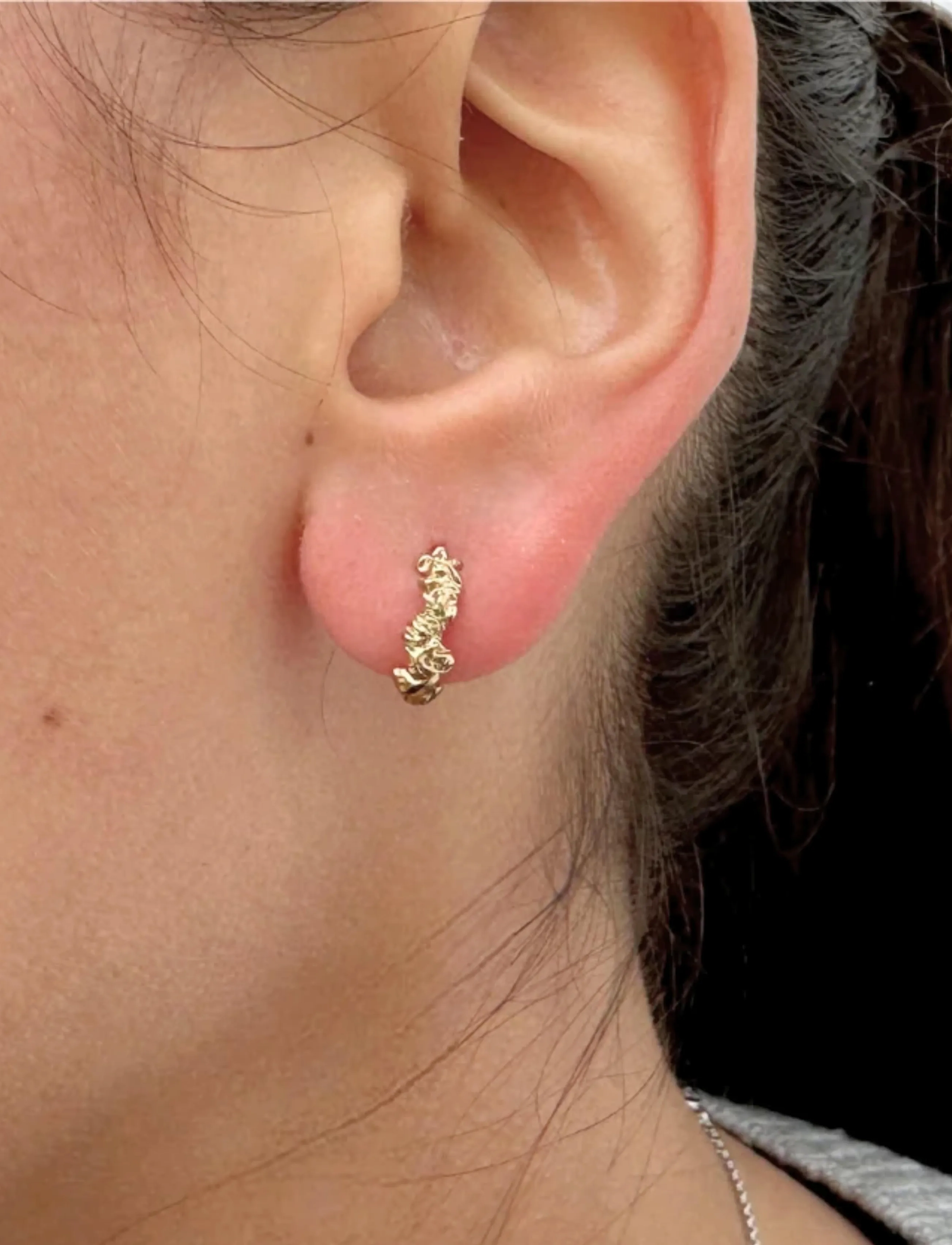Sistie - Loops - Creoles Gold-plated - gold - 1