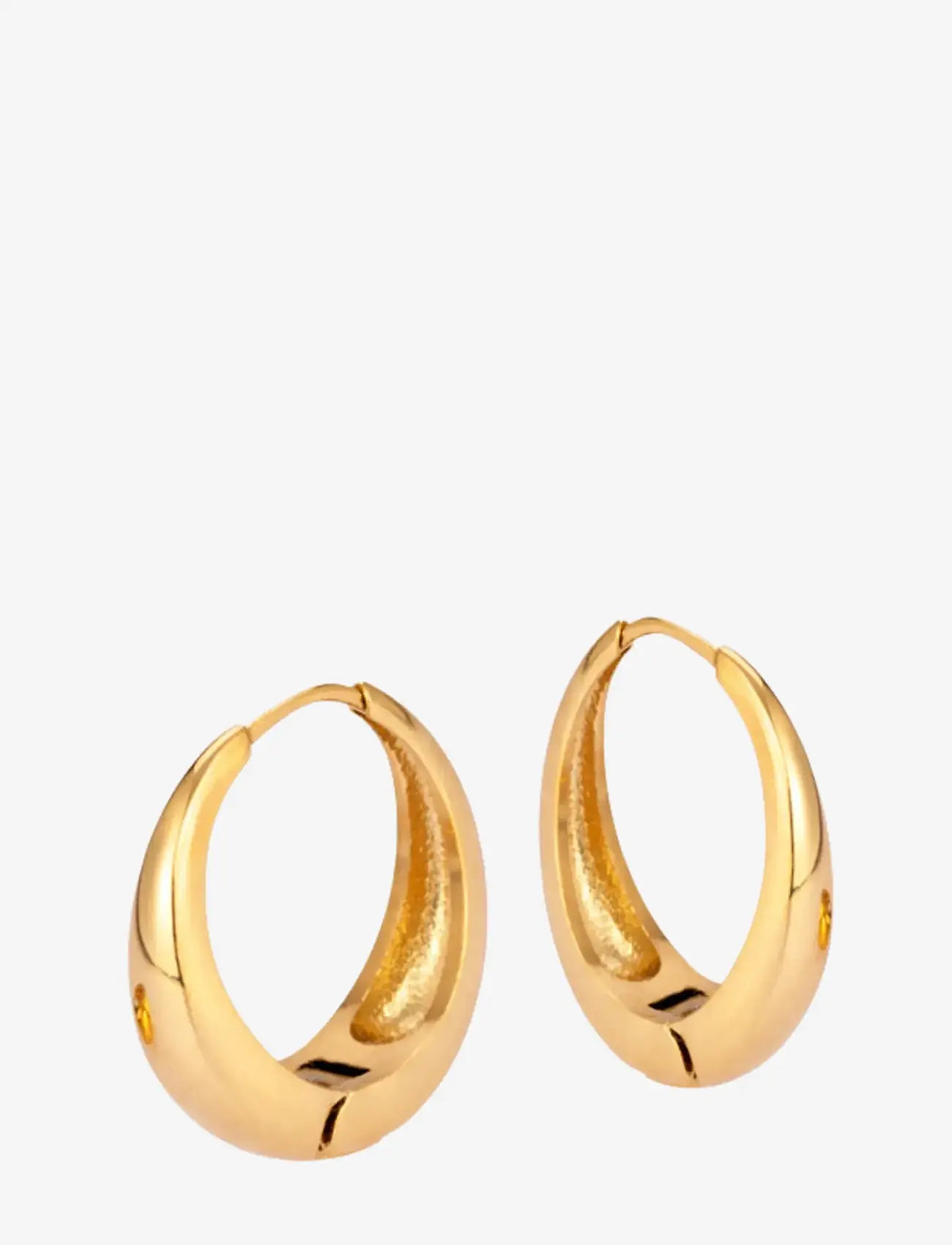 Sistie - Loops - Creoles Gold-plated - hoops kõrvarõngad - gold - 0