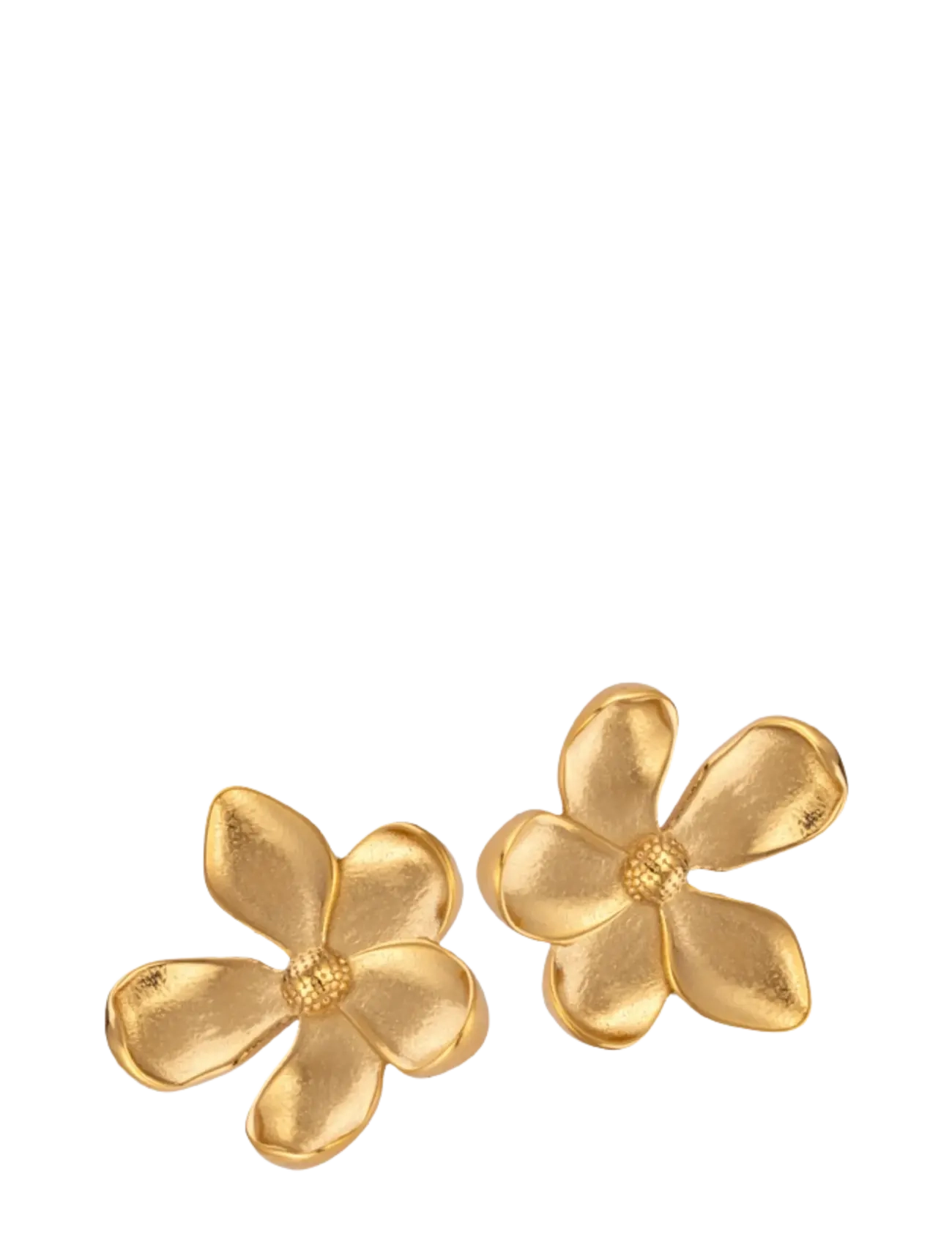 Sistie Blumie Earstuds Gold-Plated, Kvinder, Ørestikker, Guld, Str: ONE SIZE