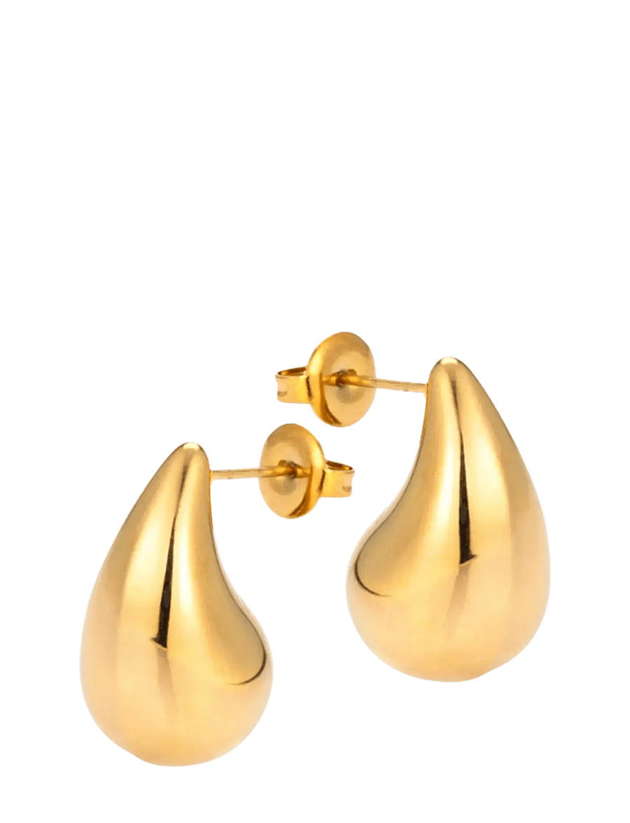 Sistie - Drops - Earstuds Gold-plated - gold - 1