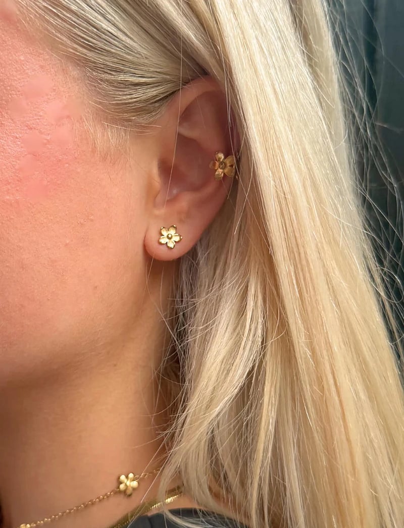 Sistie - Camellia - ohrstecker - gold - 1