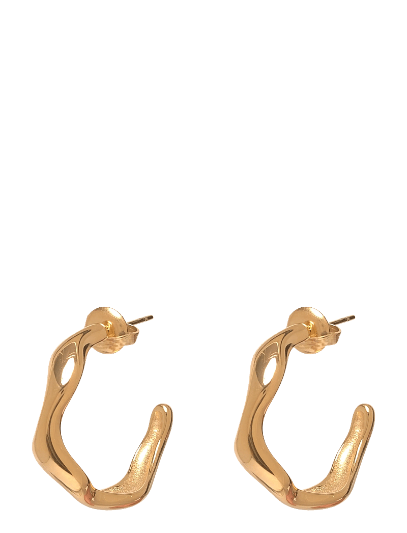 Sistie - Wavy - hoops - gold - 1