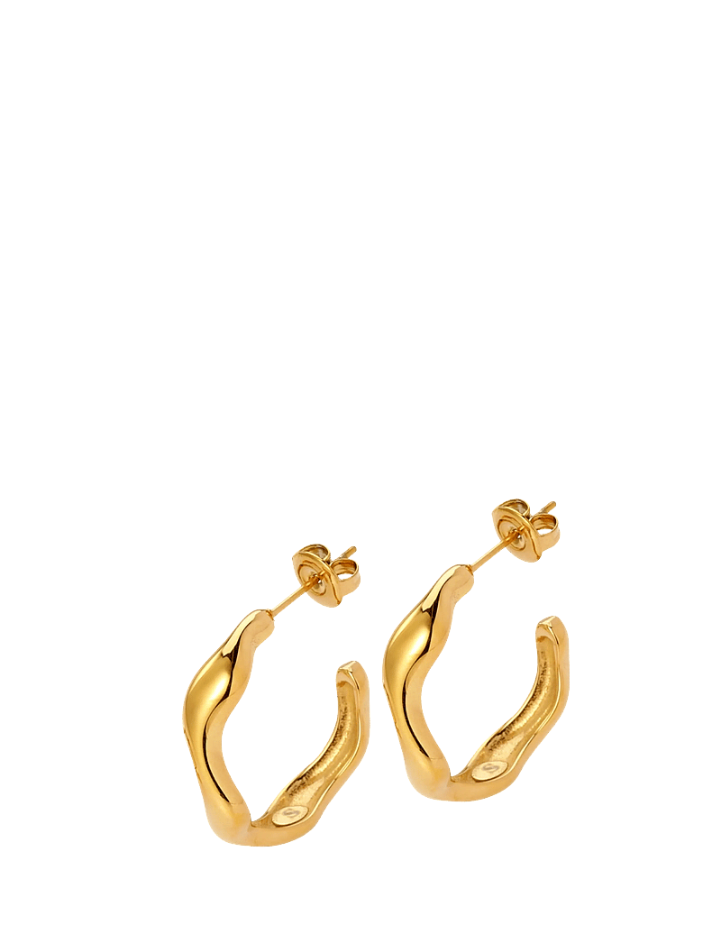 Sistie - Wavy - hoops - gold - 2