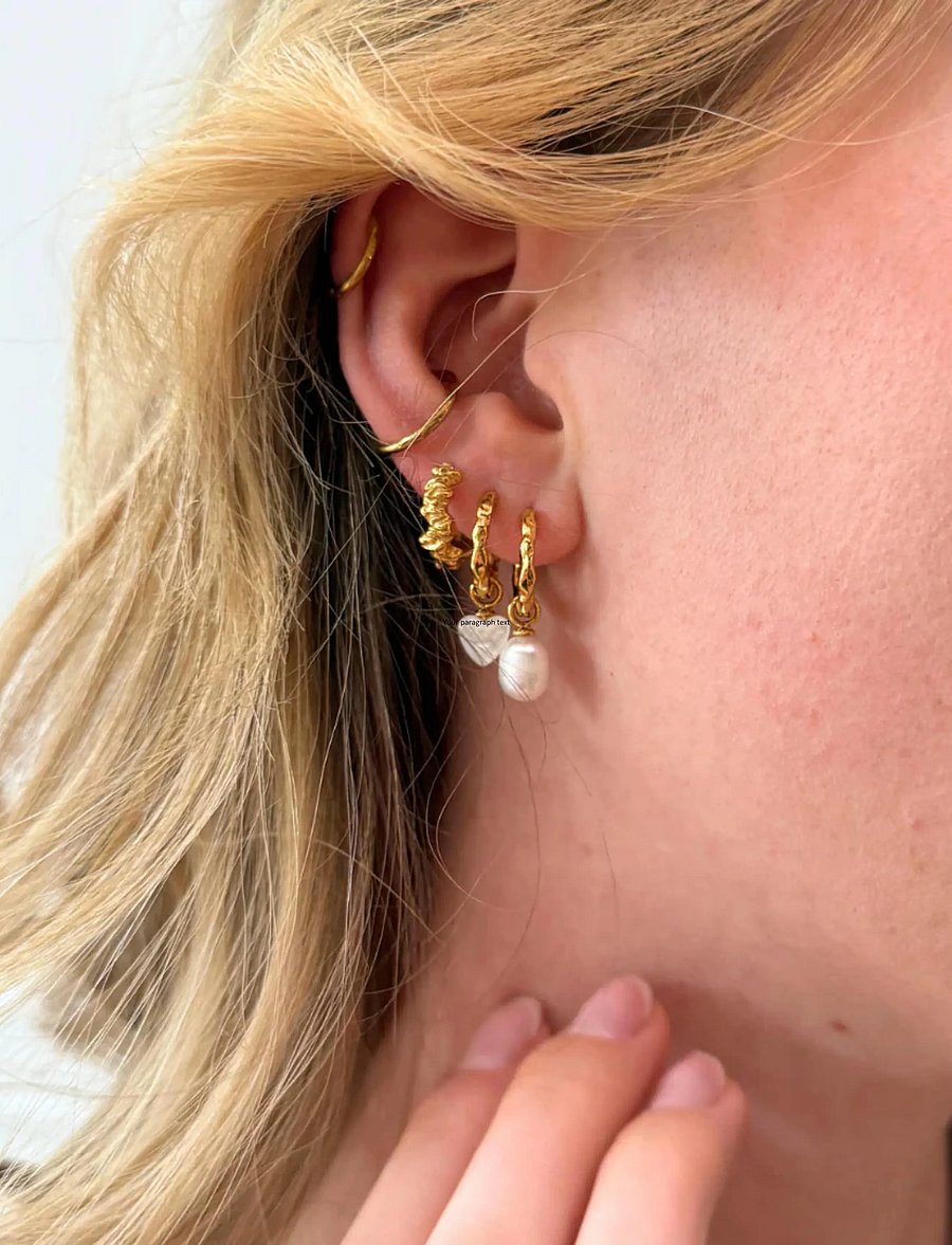 Sistie - Hoop - Creoles Gold-plated - gold - 1