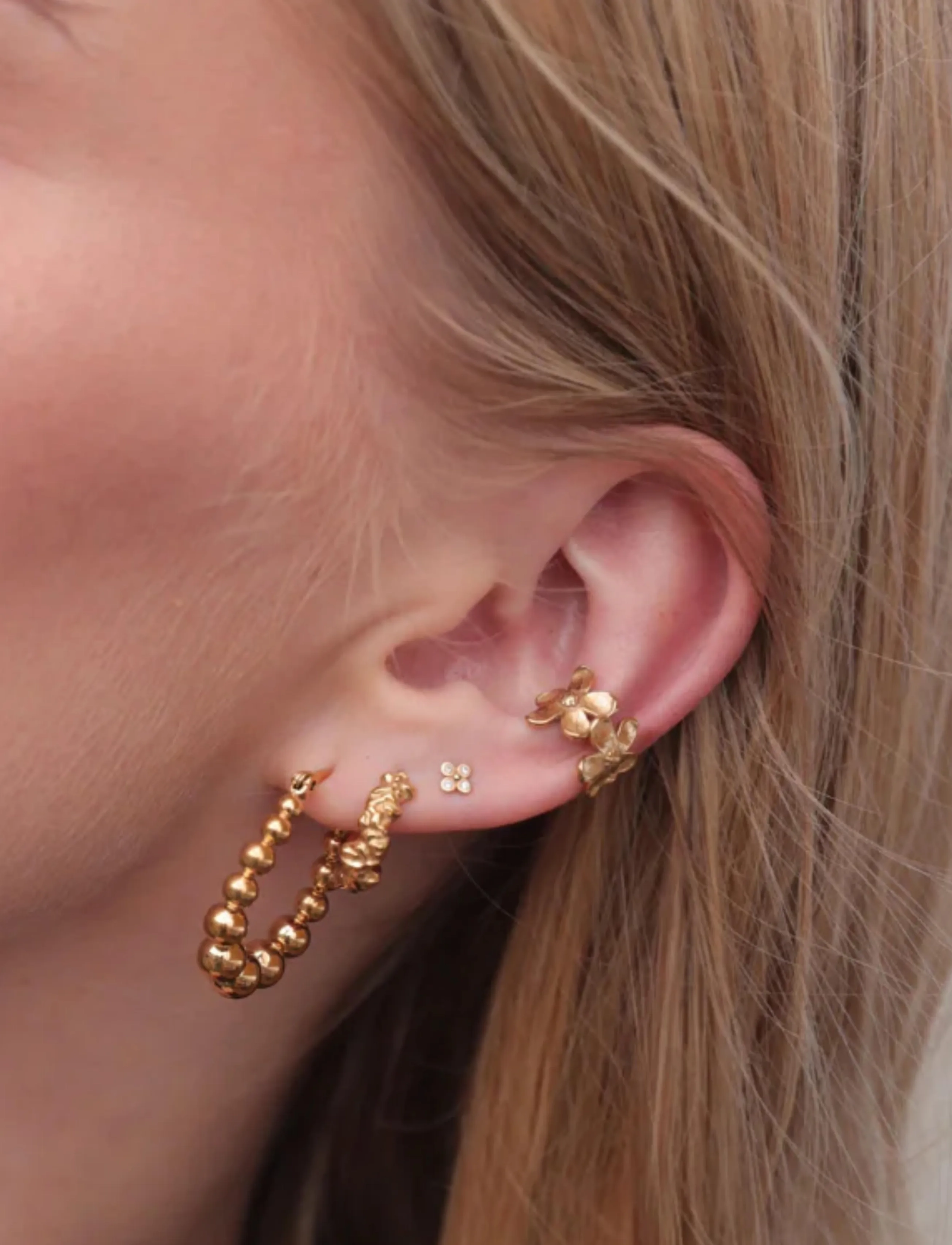 Sistie - Hoop - Creoles Gold-plated - gold - 2