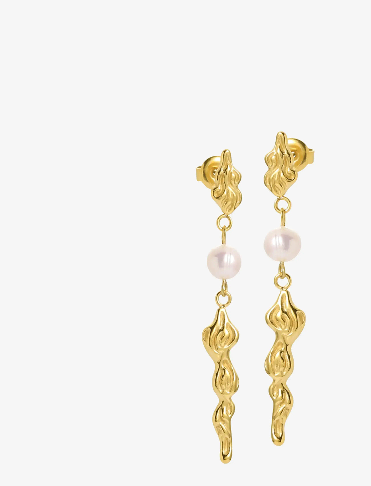Sistie - Freja - Earrings Gold-plated - ohrhänger - gold - 1