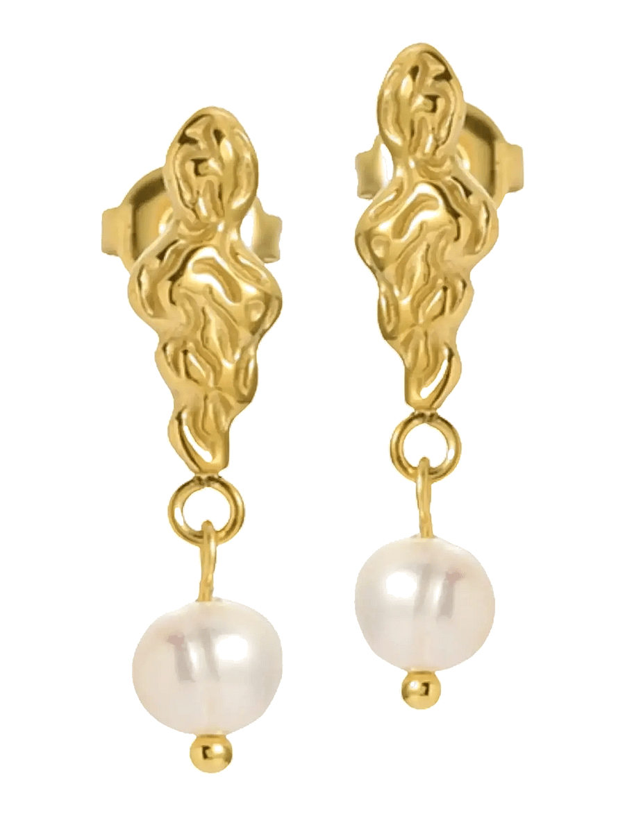 Sistie - Freja - Earrings Gold-plated - gold - 0