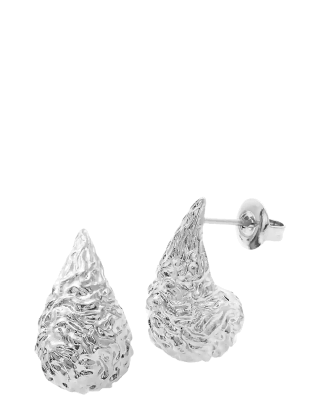Sistie Drops - Earrings Steel, One Size, Silver, Øreringe > Ørestikker, Dame