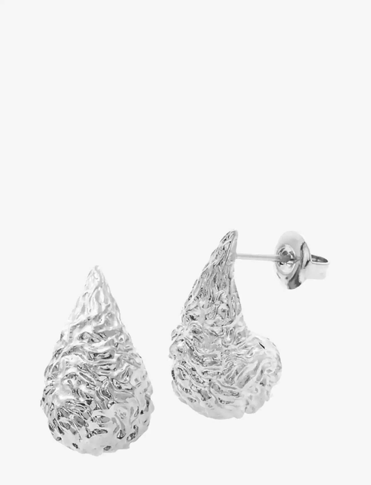 Sistie - Drops - Earrings Steel - statement örhängen - silver - 0