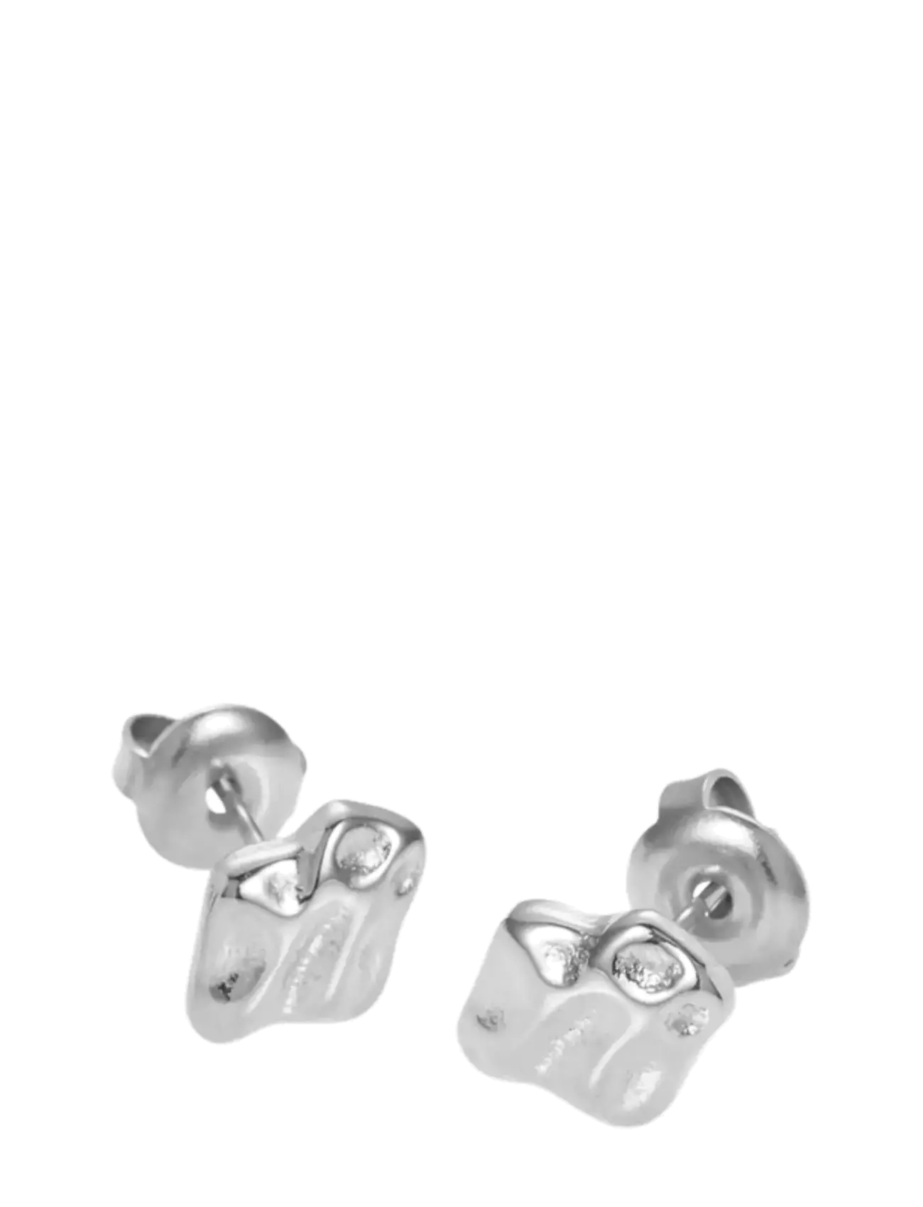 Sistie Aria - Earstuds Steel - Øreringe - SILVER / silver