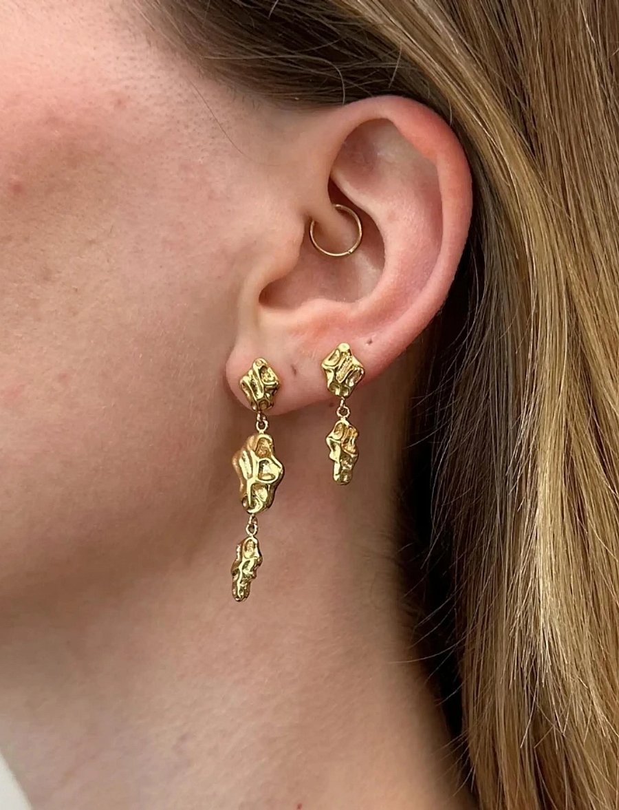 Sistie - Aria - Earrings Gold-plated - gold - 2