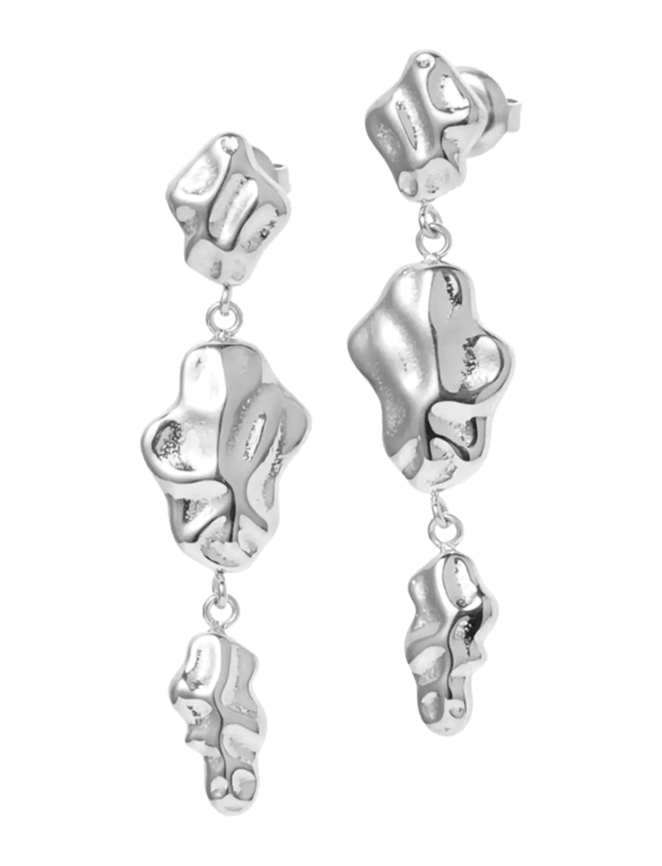 Sistie Aria - Earrings Steel - Øreringe - SILVER / silver