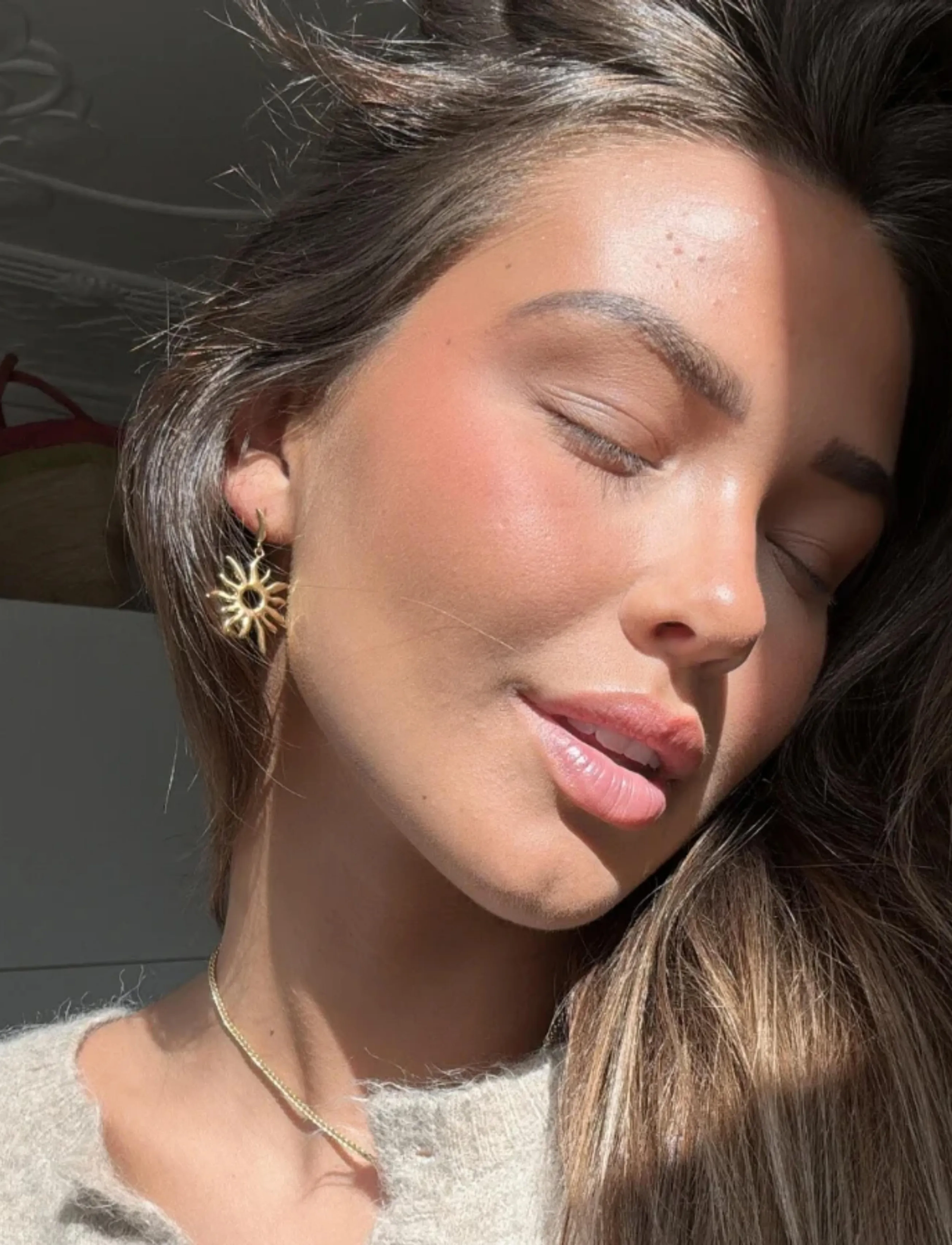 Sistie - Sirena - Earrings Gold-plated - statement øreringe - gold - 1