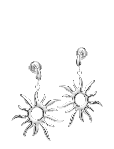 Sistie Sirena - Earrings Steel - Skartgripir - SILVER / silver