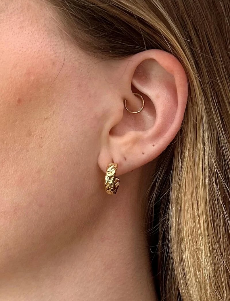 Sistie - Zoe - Creoles Gold-plated - creoler & hoops - gold - 1