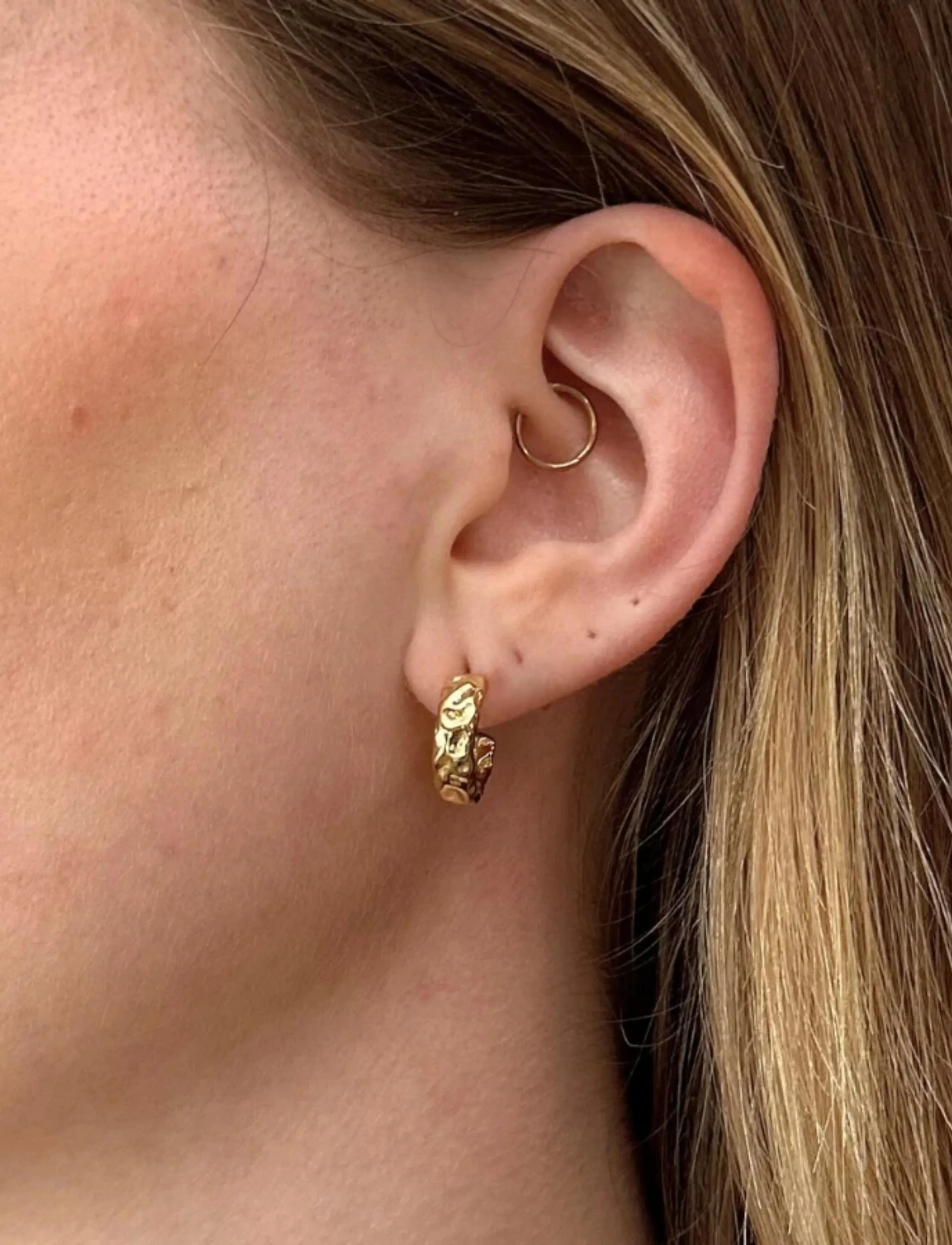 Sistie - Zoe - Creoles Gold-plated - kreolen - gold - 1
