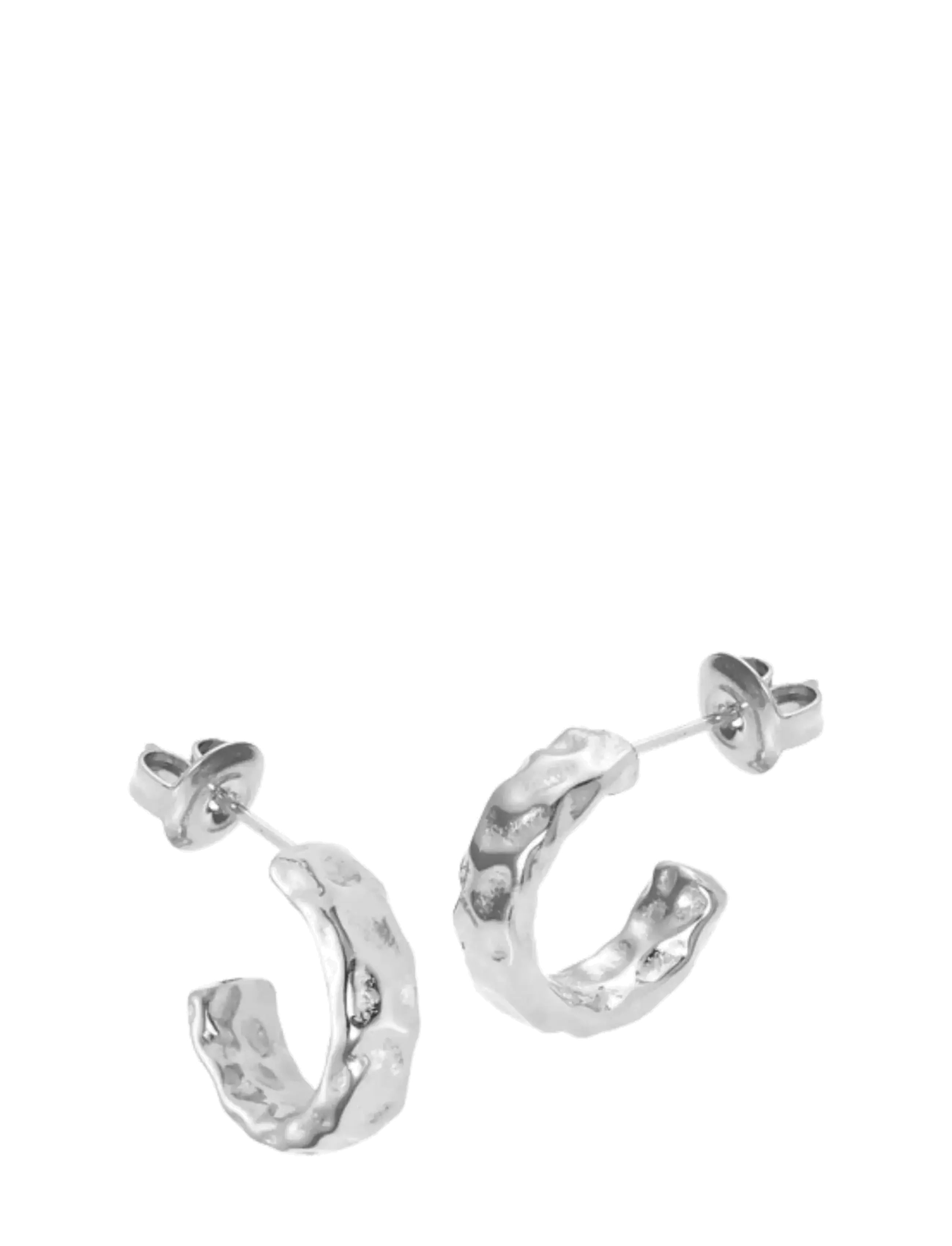 Sistie Zoe - Creoles Steel - Hoops - SILVER / silver