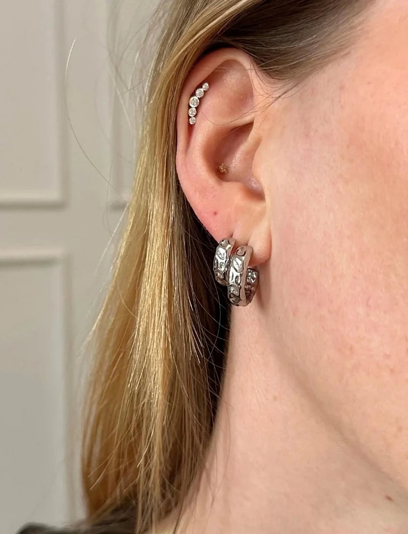 Sistie - Zoe - Creoles Steel - kreolen - silver - 2