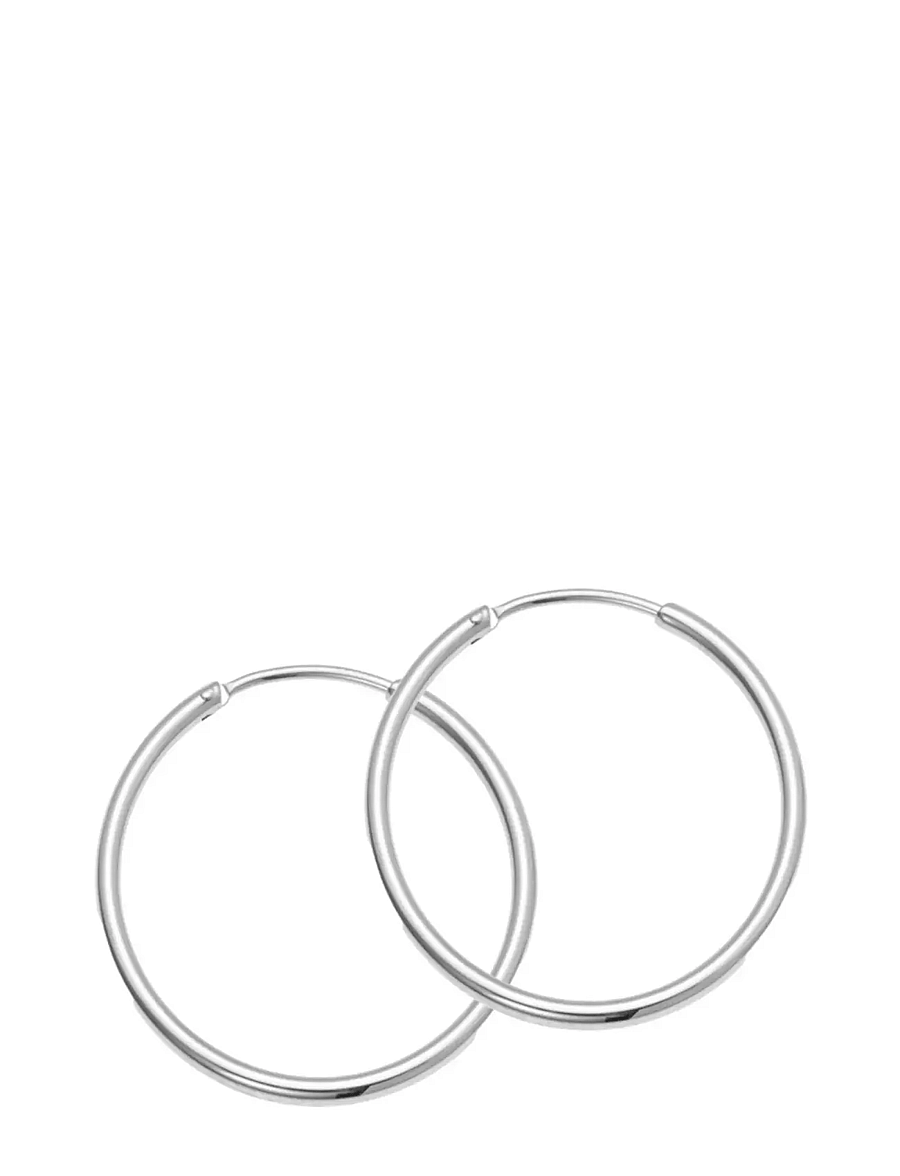 Sistie - Hoop Basic - Creoles Steel - korvarenkaat - silver - 0
