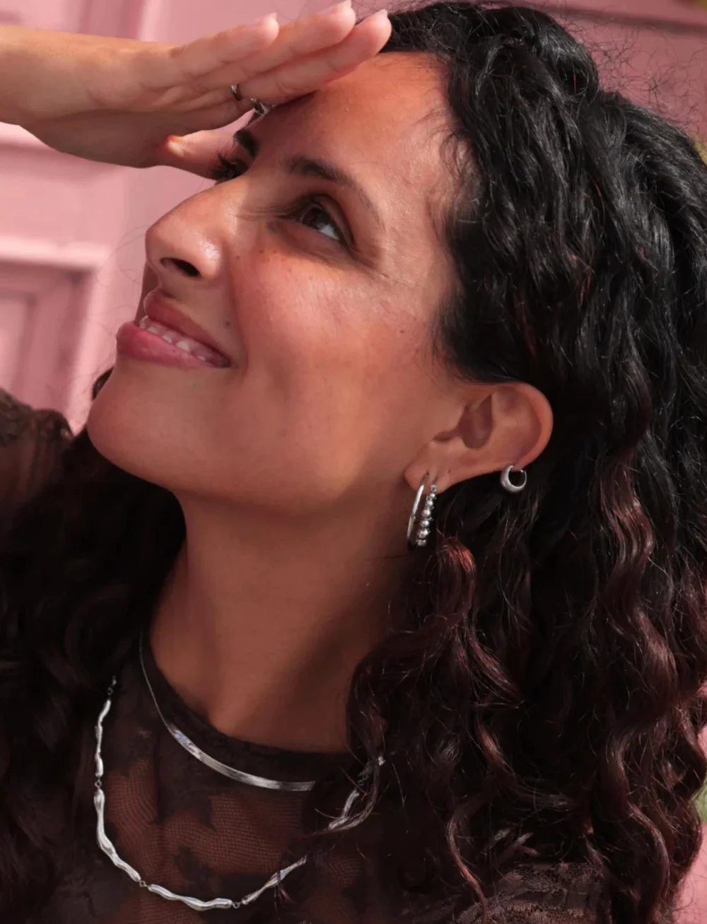 Sistie - Hoop Basic - Creoles Steel - kreolen - silver - 1