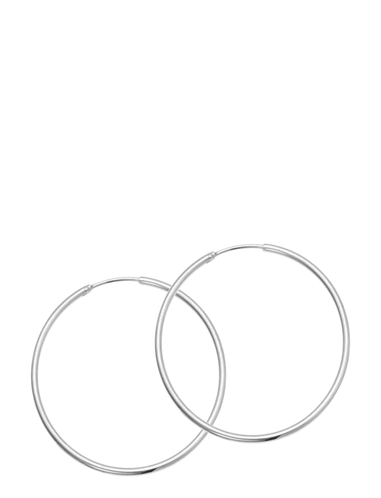 Sistie Hoop Basic Creoles Steel, One Size, Earrings, Silber - Hoops, Frauen